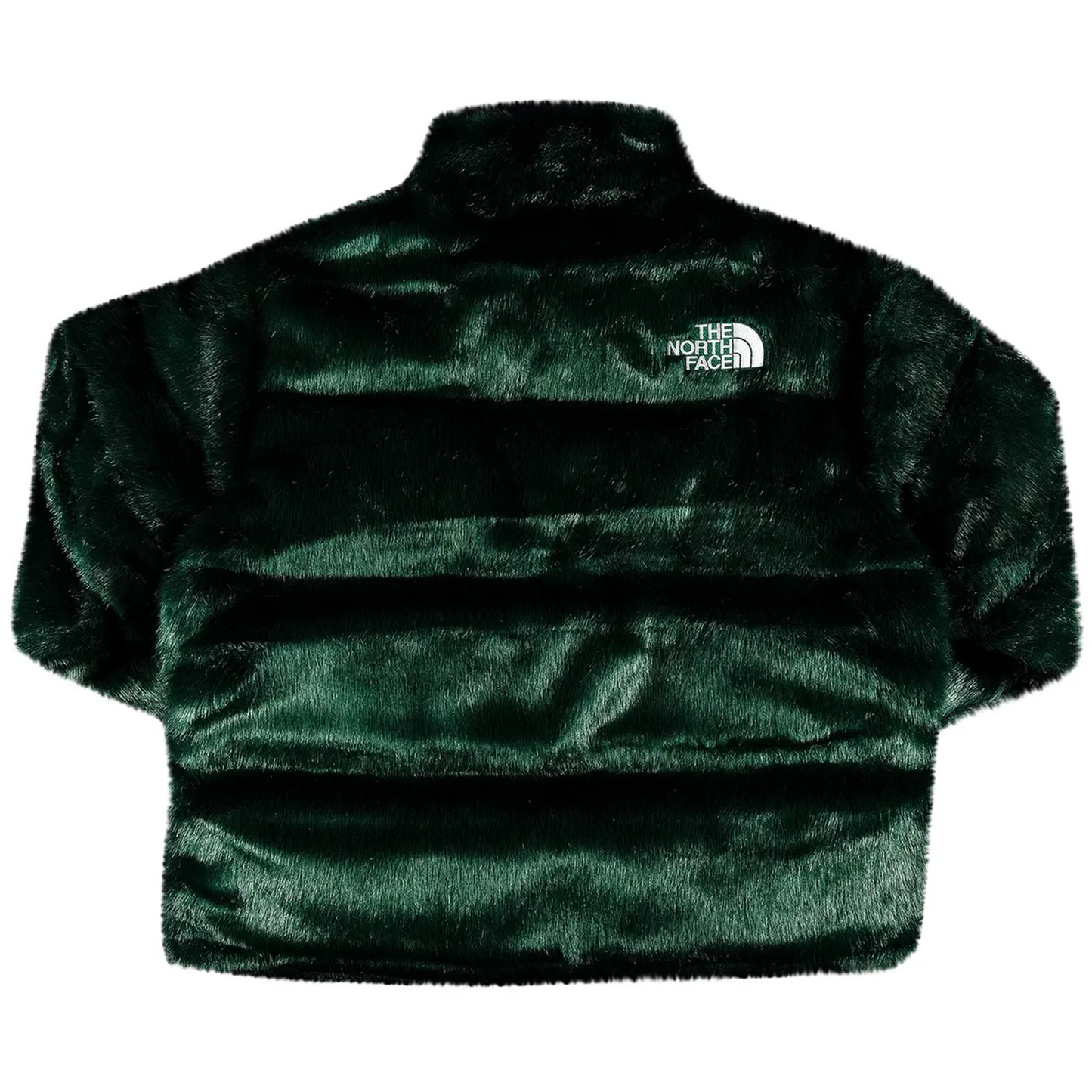 Supreme The North Face Faux Fur Nuptse Jacket Green [USED] - L (Used)