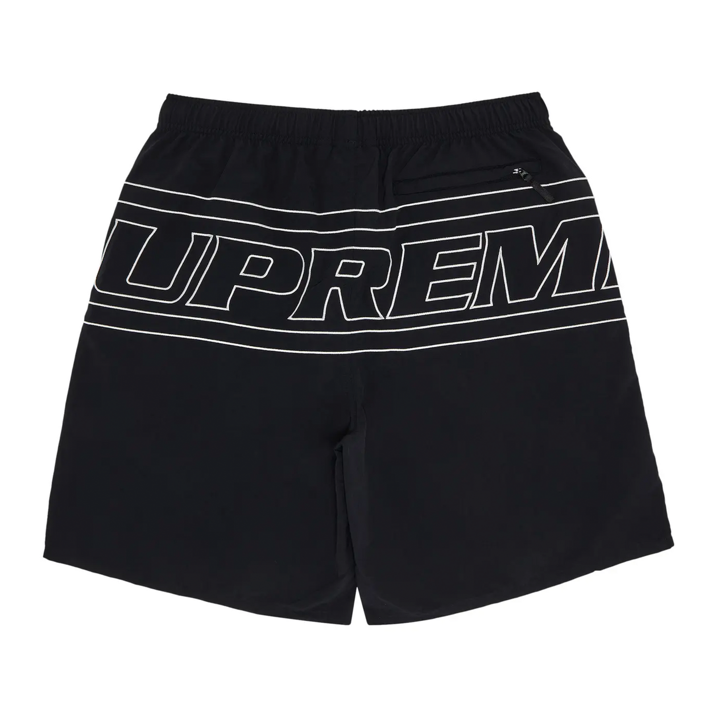 Supreme Big Logo Nylon Short Black