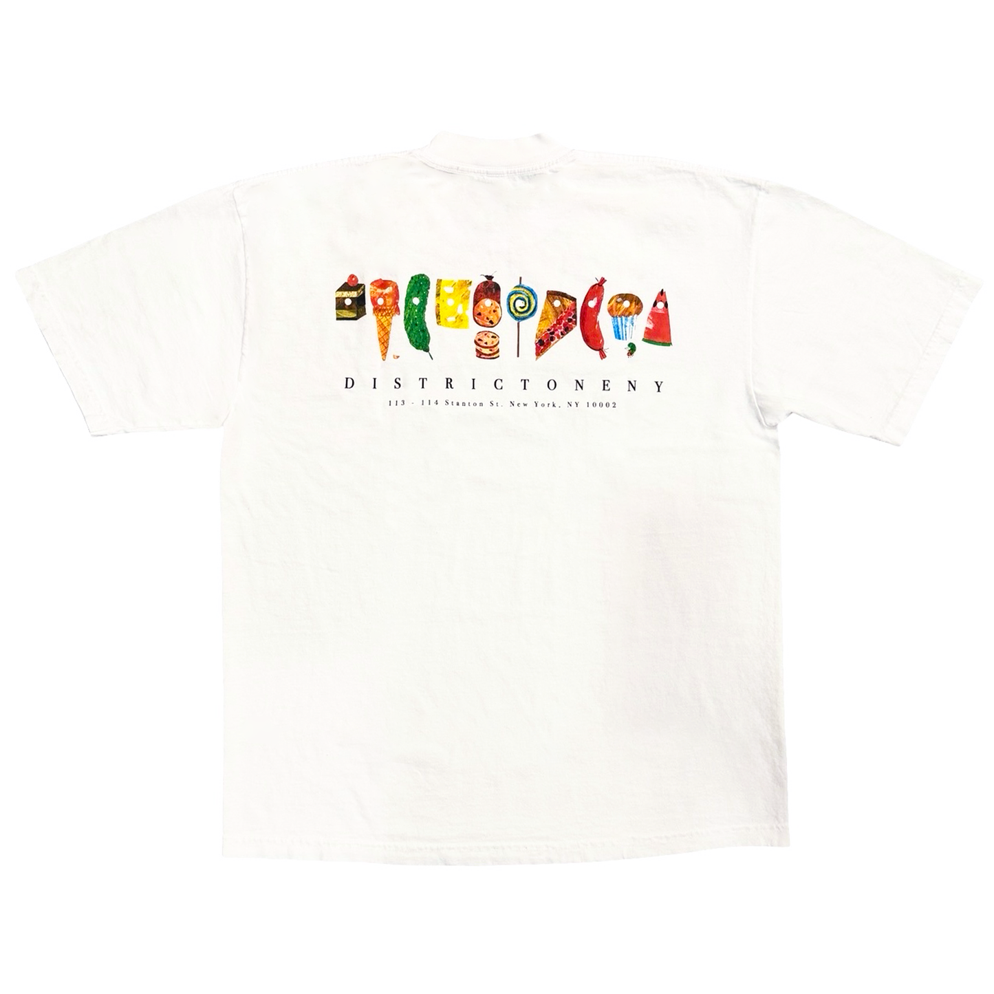 District One Caterpillar Tee White
