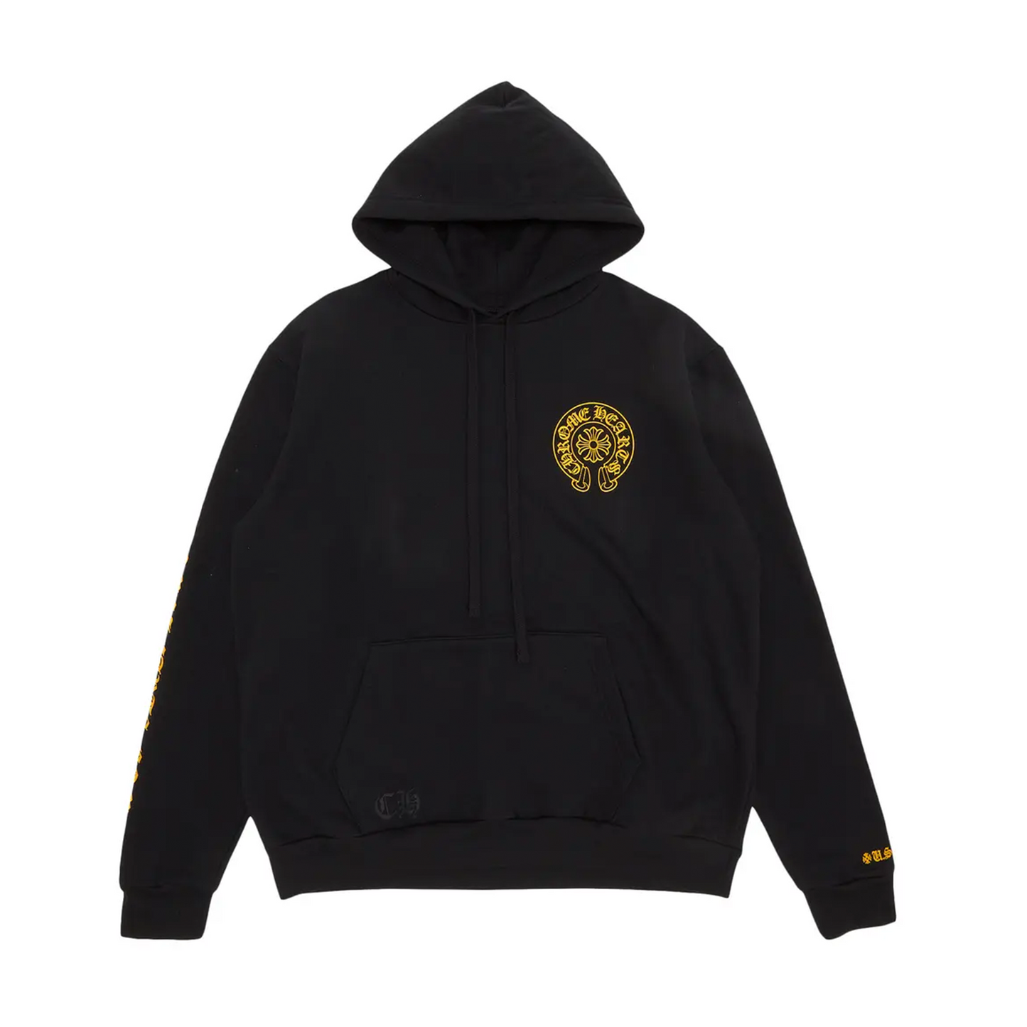 Chrome Hearts Online Exclusive Hoodie Black/Yellow [USED] - XXL (Used)