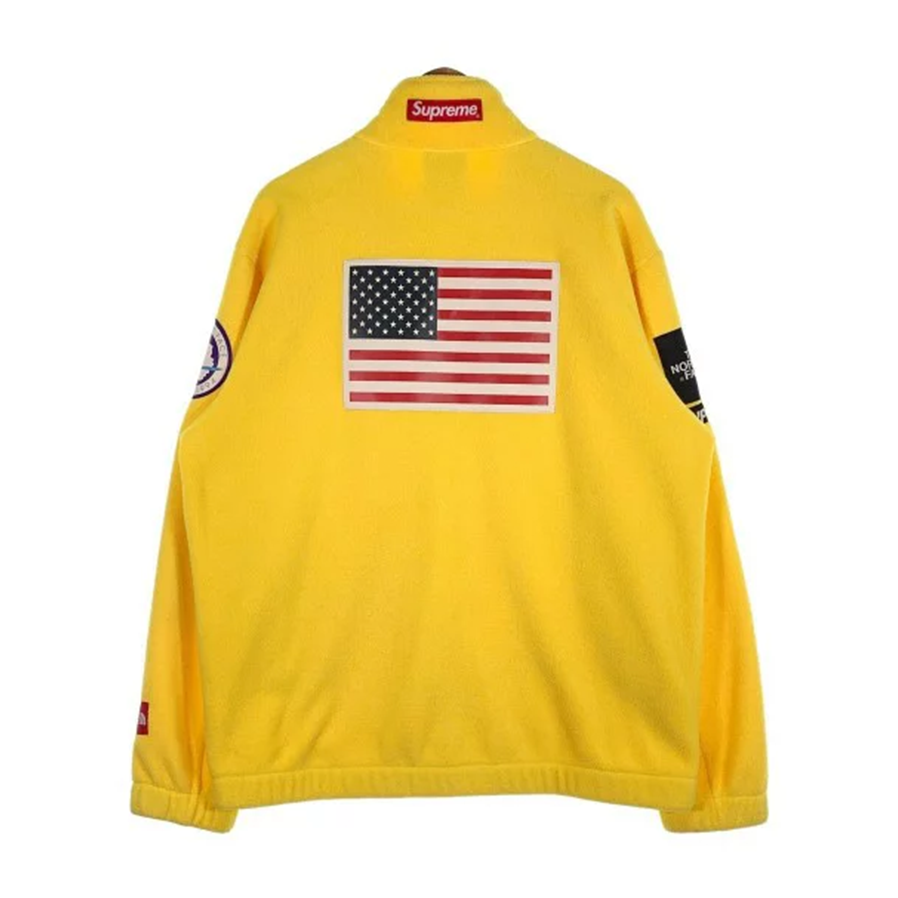 Supreme The North Face Trans Antarctica Expedition Fleece Jacket Yellow [USED] - M (Used)