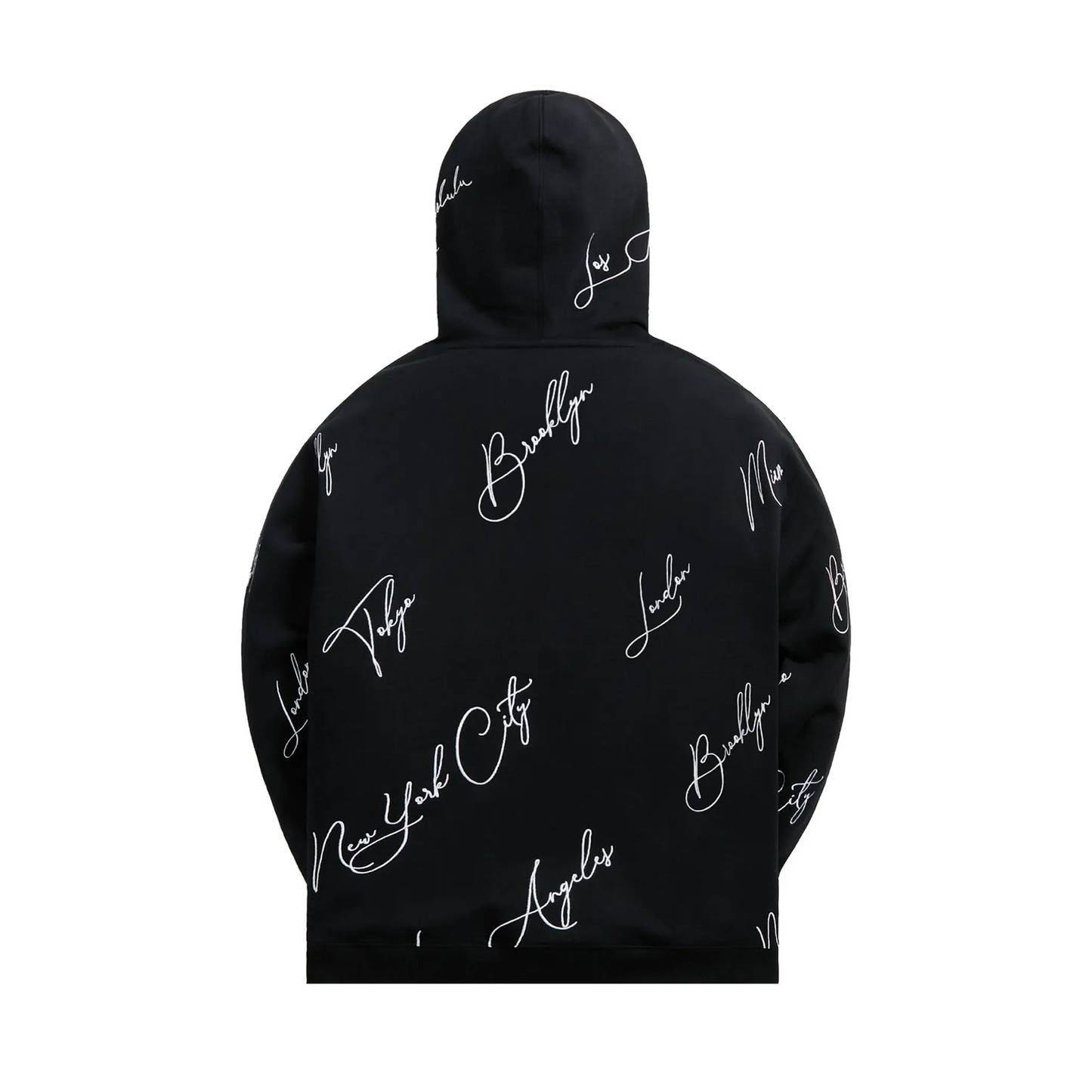 Kith City Script Hoodie Black [USED] - M (Used)