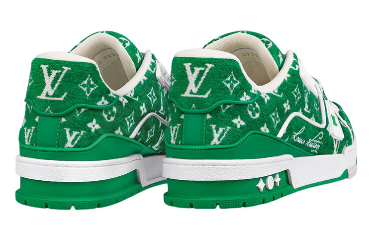 1ABFSA Louis Vuitton Trainer Green Monogram [NO BOX]