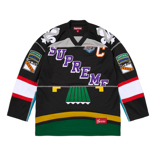 Supreme Paneled Hockey Jersey Black