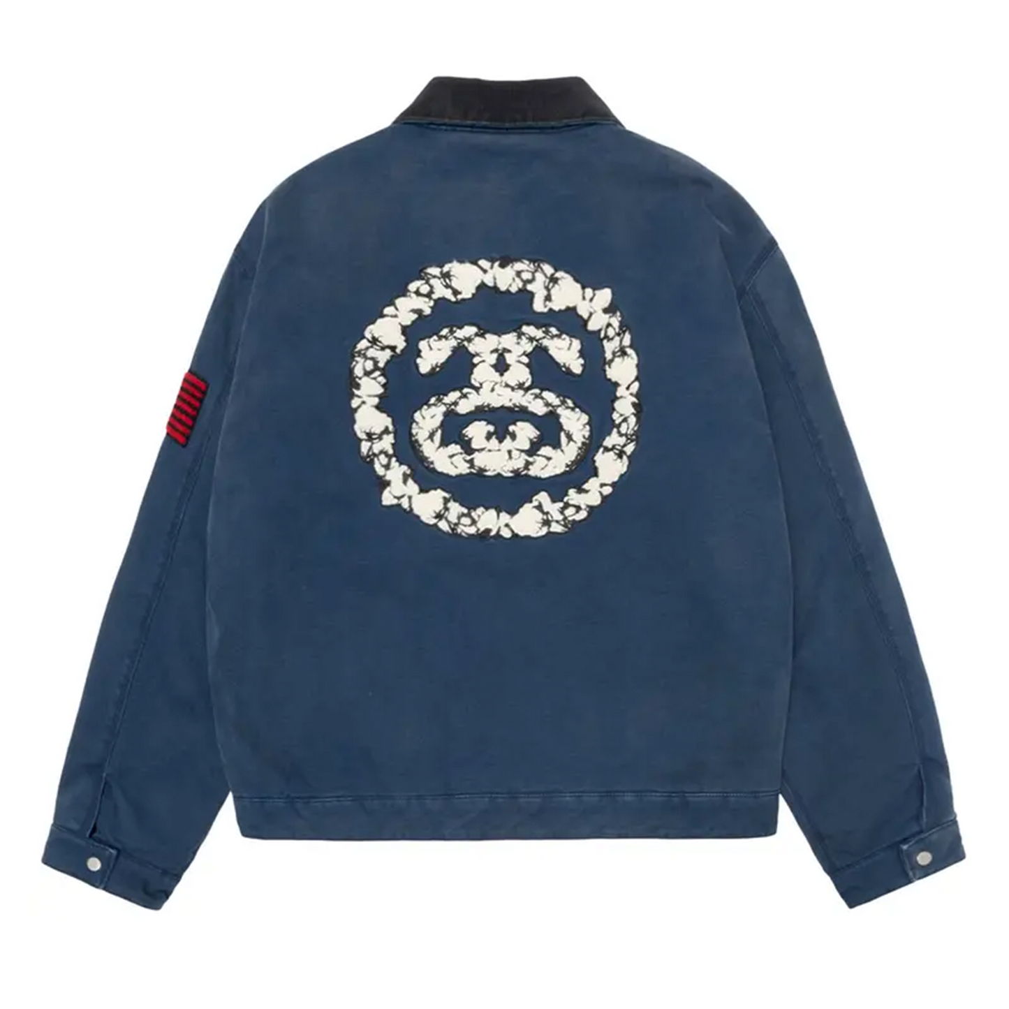 Stussy x Denim Tears Canvas Jacket 'Blue'