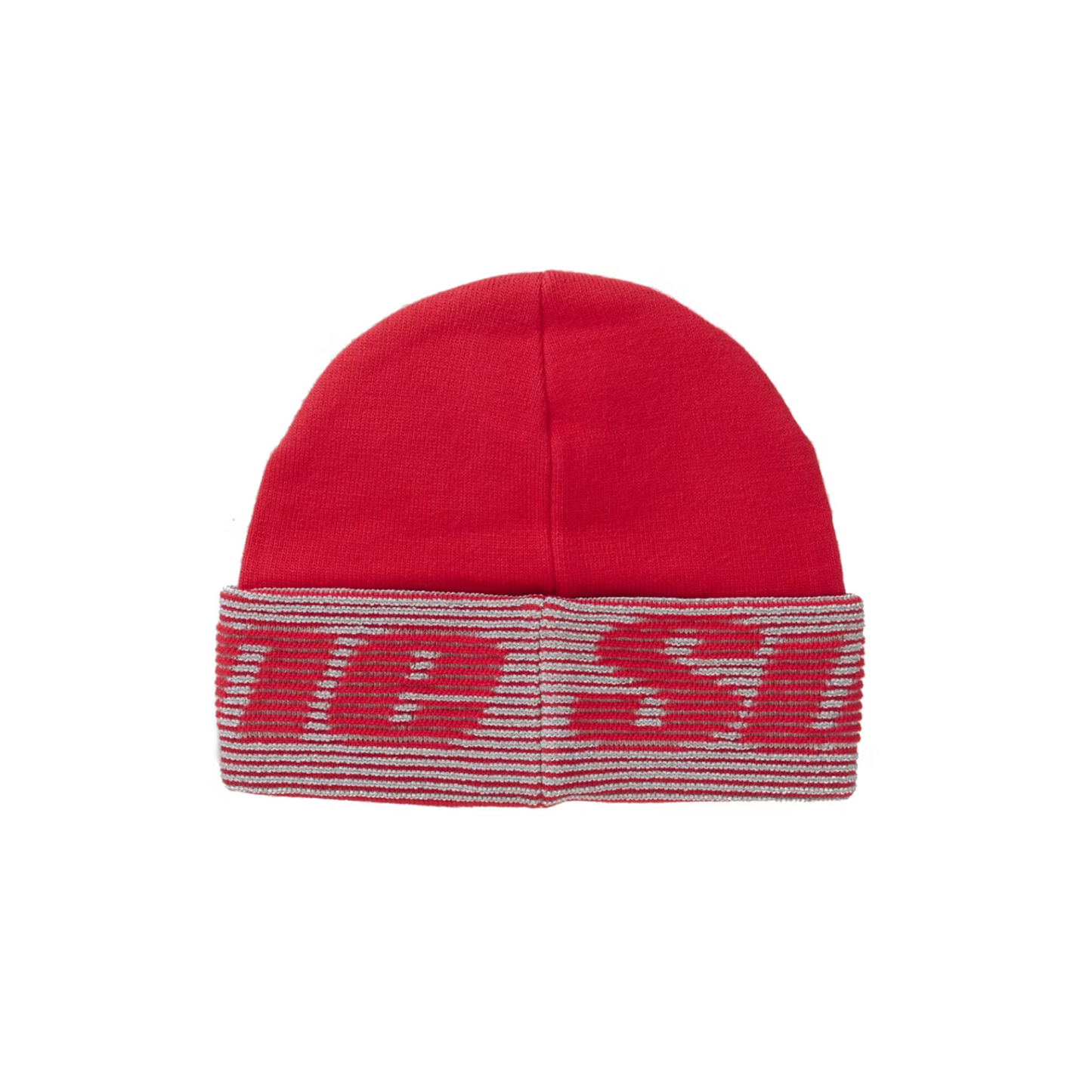 Supreme Reflective Jacquard Beanie Red