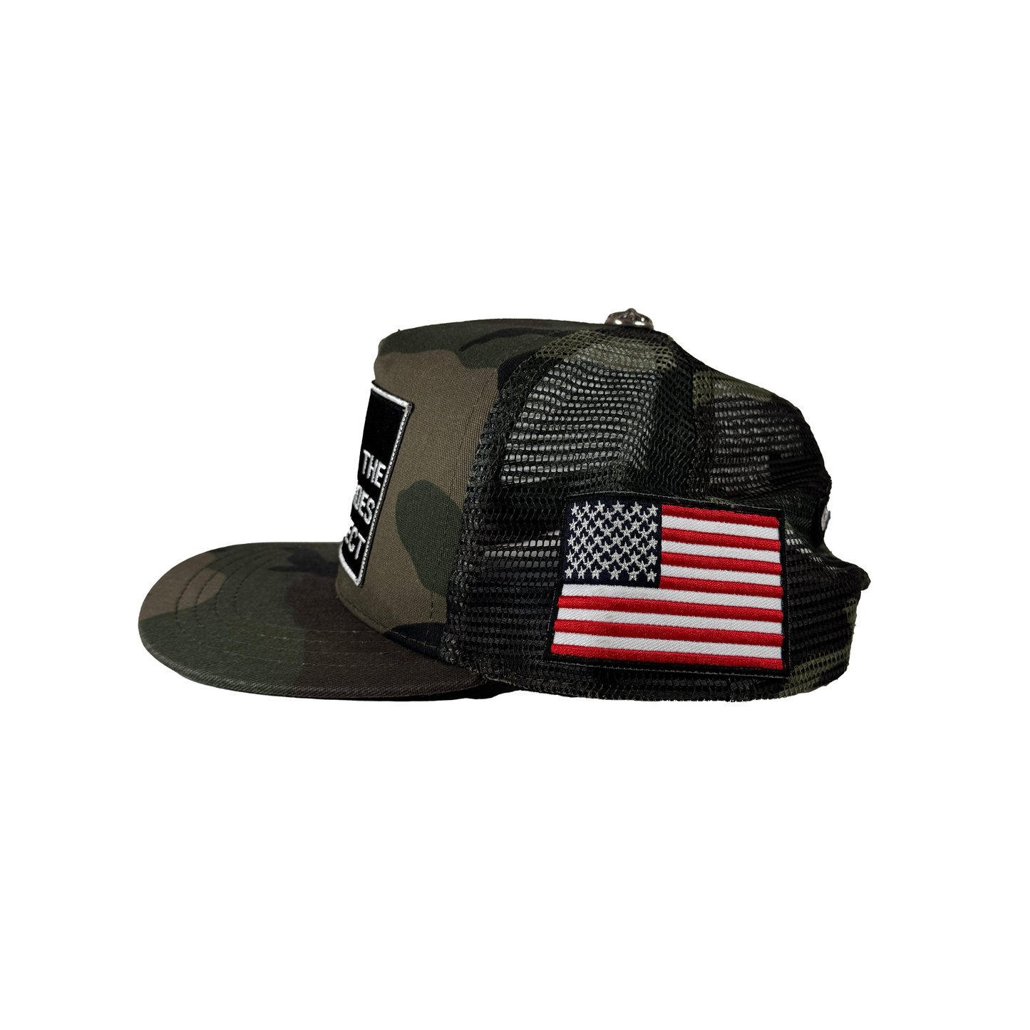 Chrome Hearts The Heroes Project Trucker Hat Camo [USED]