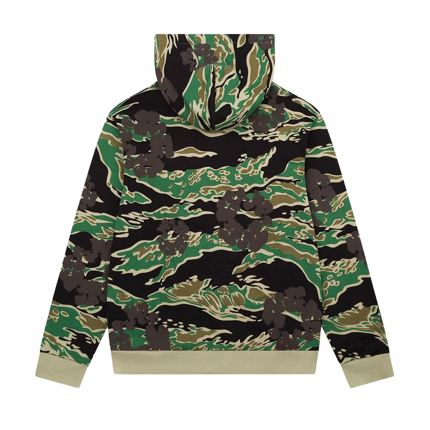 Denim Tears Wreath Zip Hoodie 'Green Camo' [USED] - XS (Used)