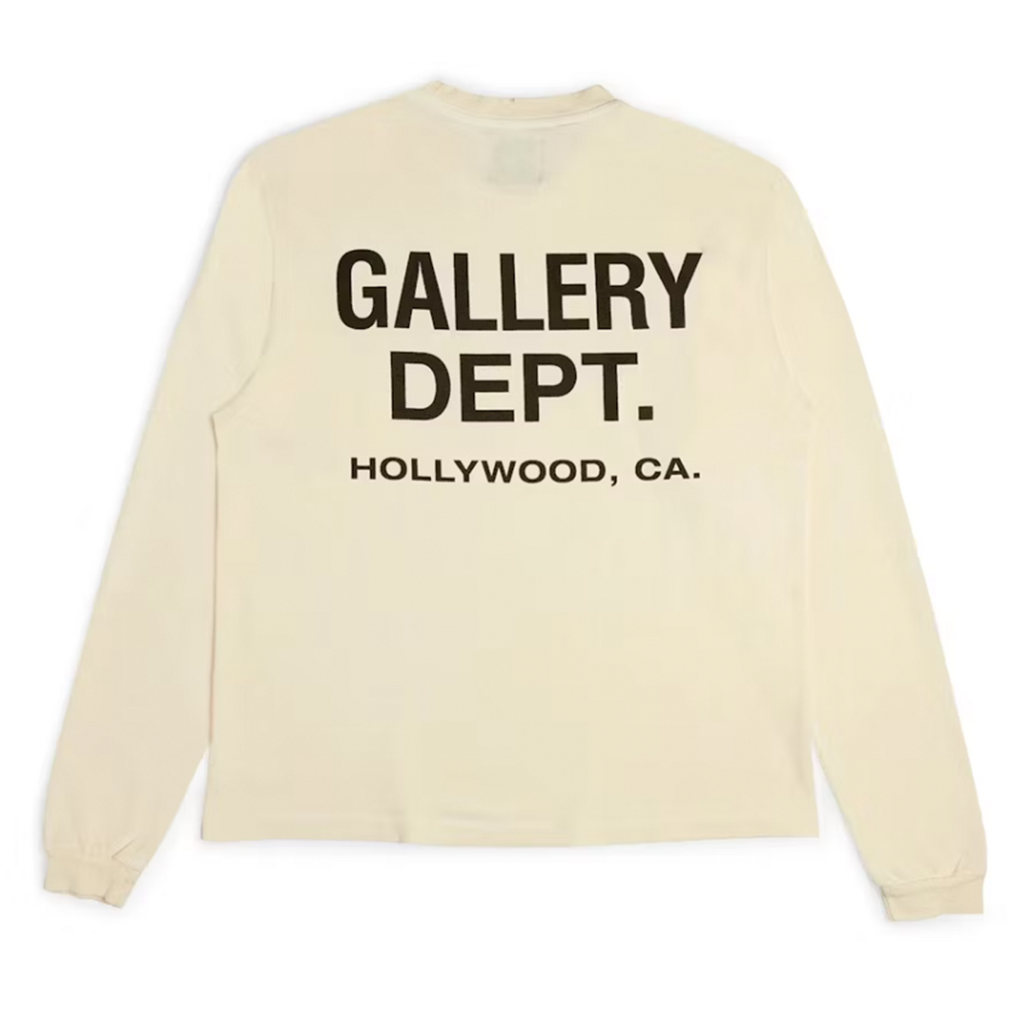 Gallery Dept. Souvenir L/S T-shirt Cream [USED] - XXL (Used)