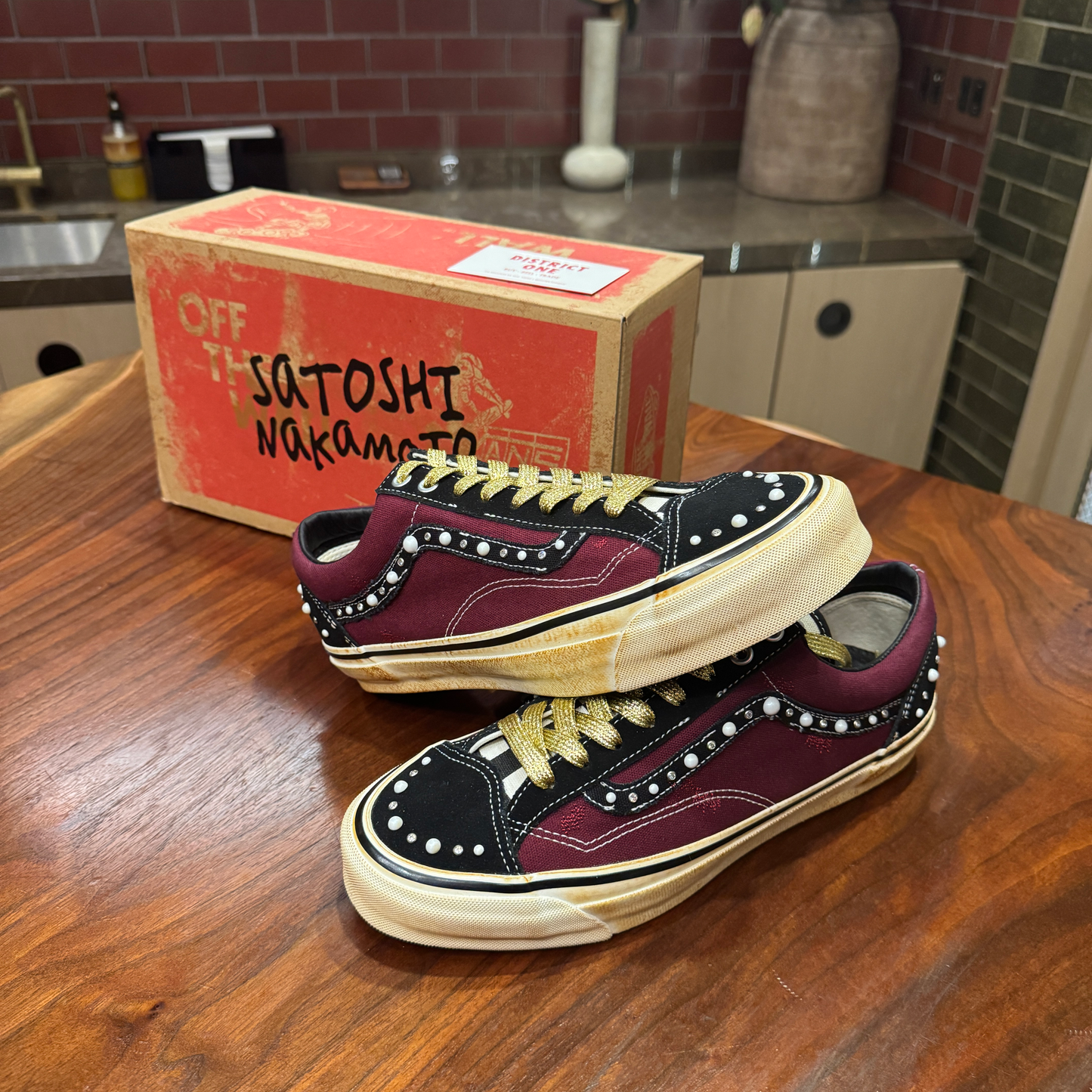 Vans OTW Old Skool Reissue 36 Satoshi Nakamoto Pearlized Port Royale (Friends and Family)