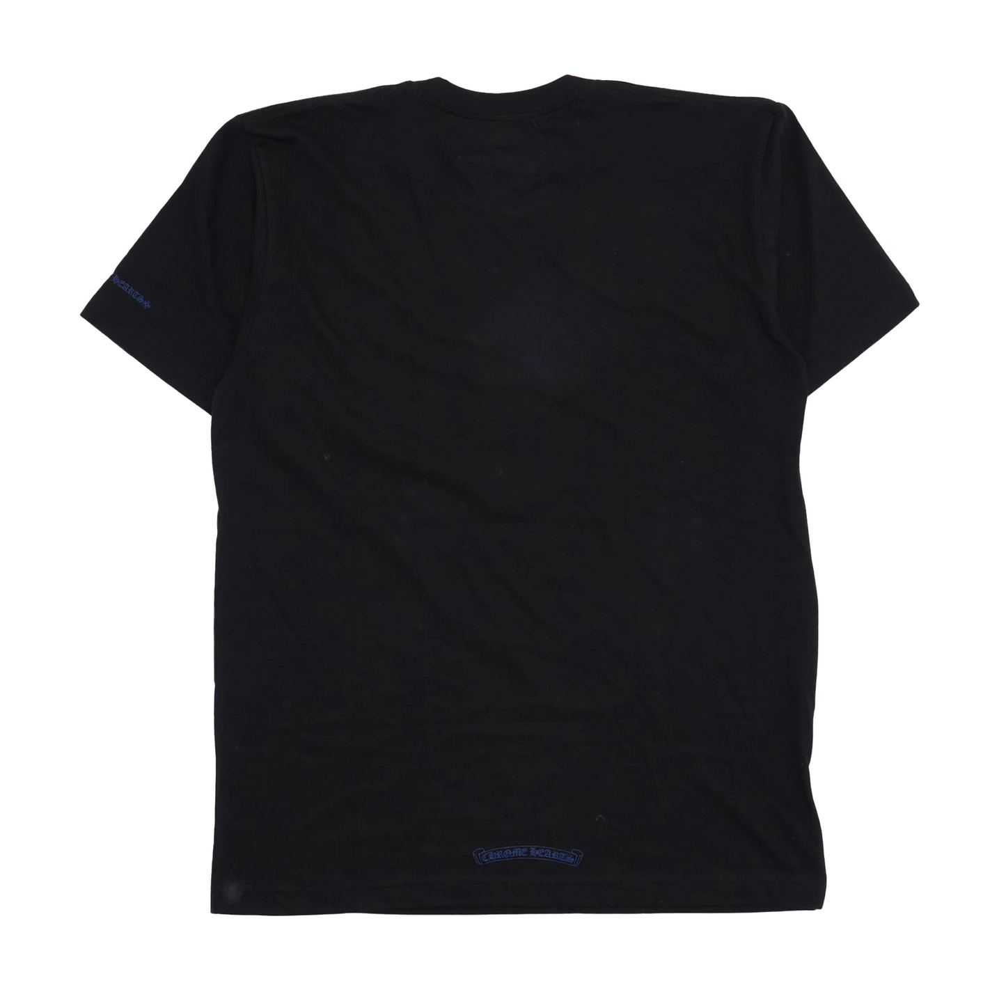 Chrome Hearts Neck Logo Pocket T-Shirt Black Blue