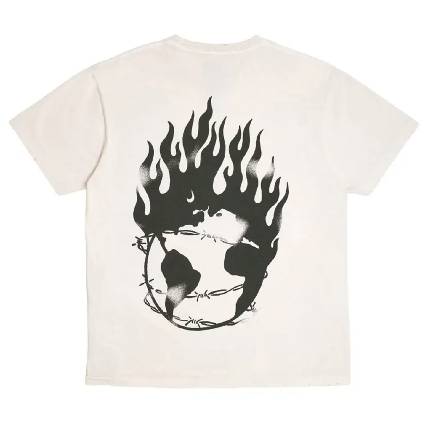 Gallery Dept. Illadox Logo Short Sleeve Tee Shirt Cream [USED] - S (Used)