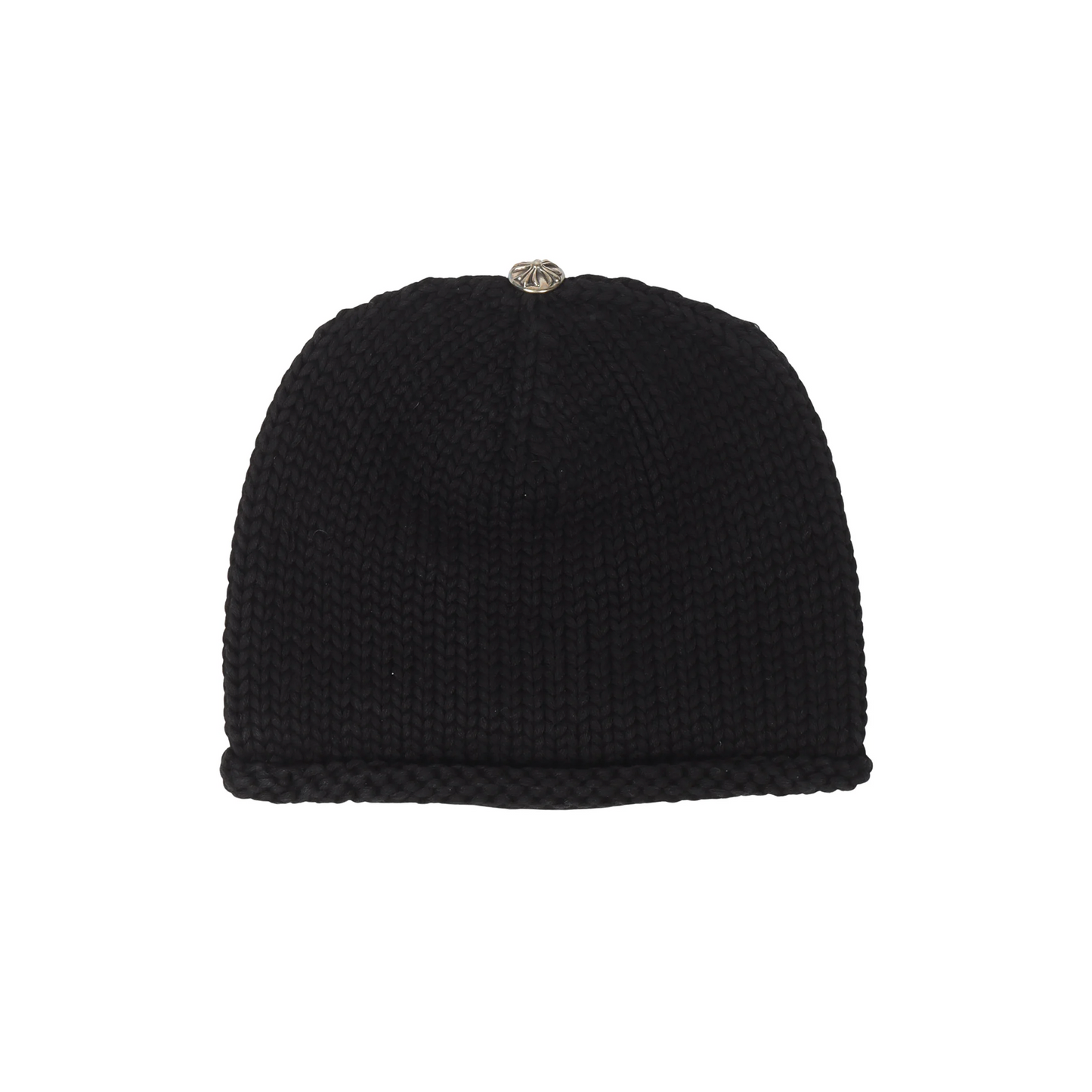 Chrome Hearts Knit Leather Cross Beanie [USED]
