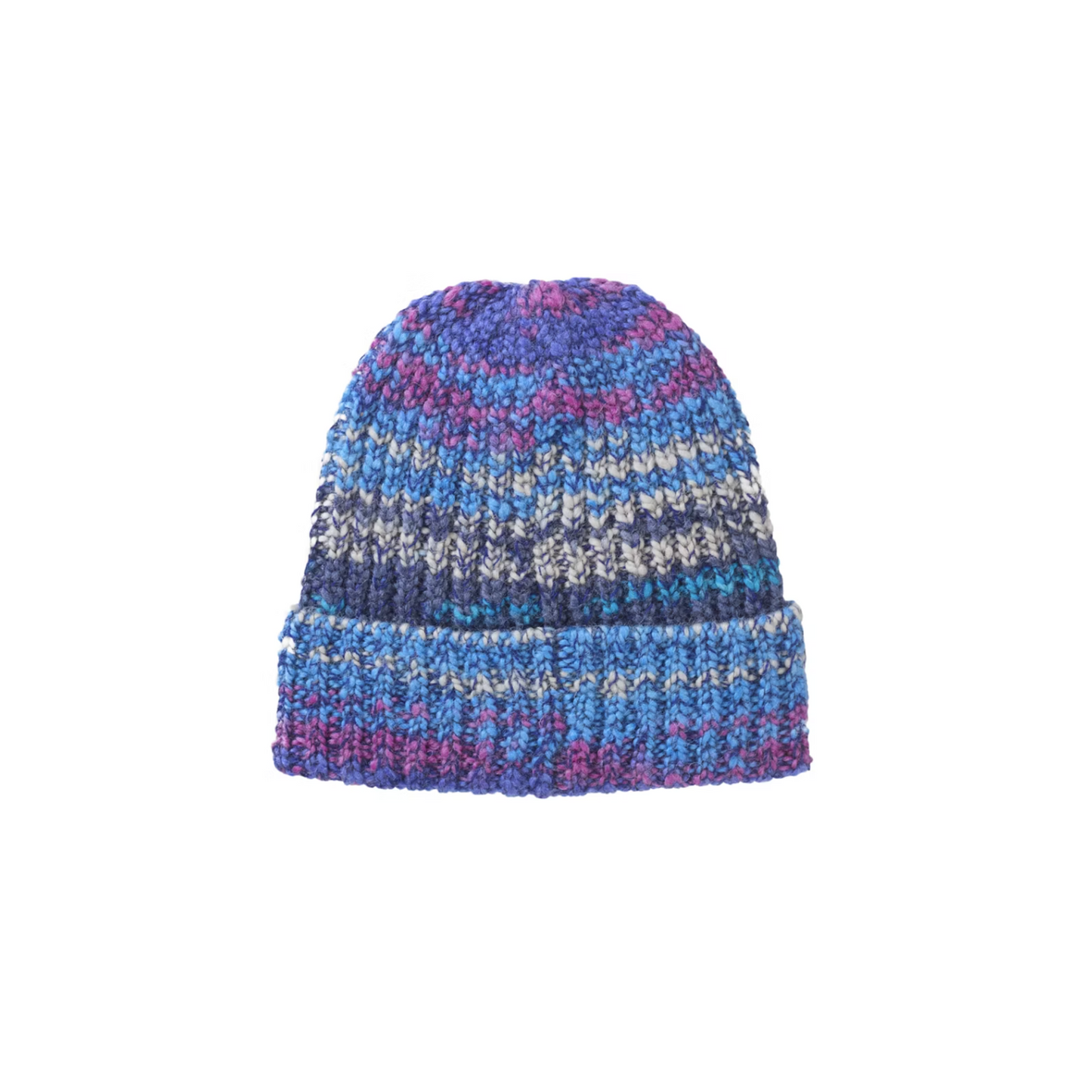 Supreme Space Dye Stripe Beanie Blue