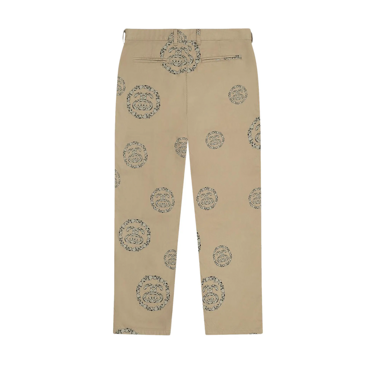 Denim Tears x Stussy Double S Wreath Chino Pant Khaki Brown