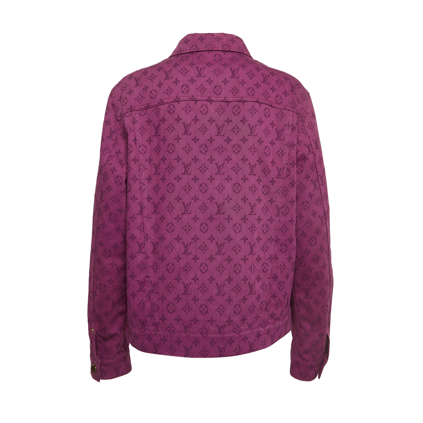 Louis Vuitton Purple Monogram Denim Jacket [USED] - 50 (Used)