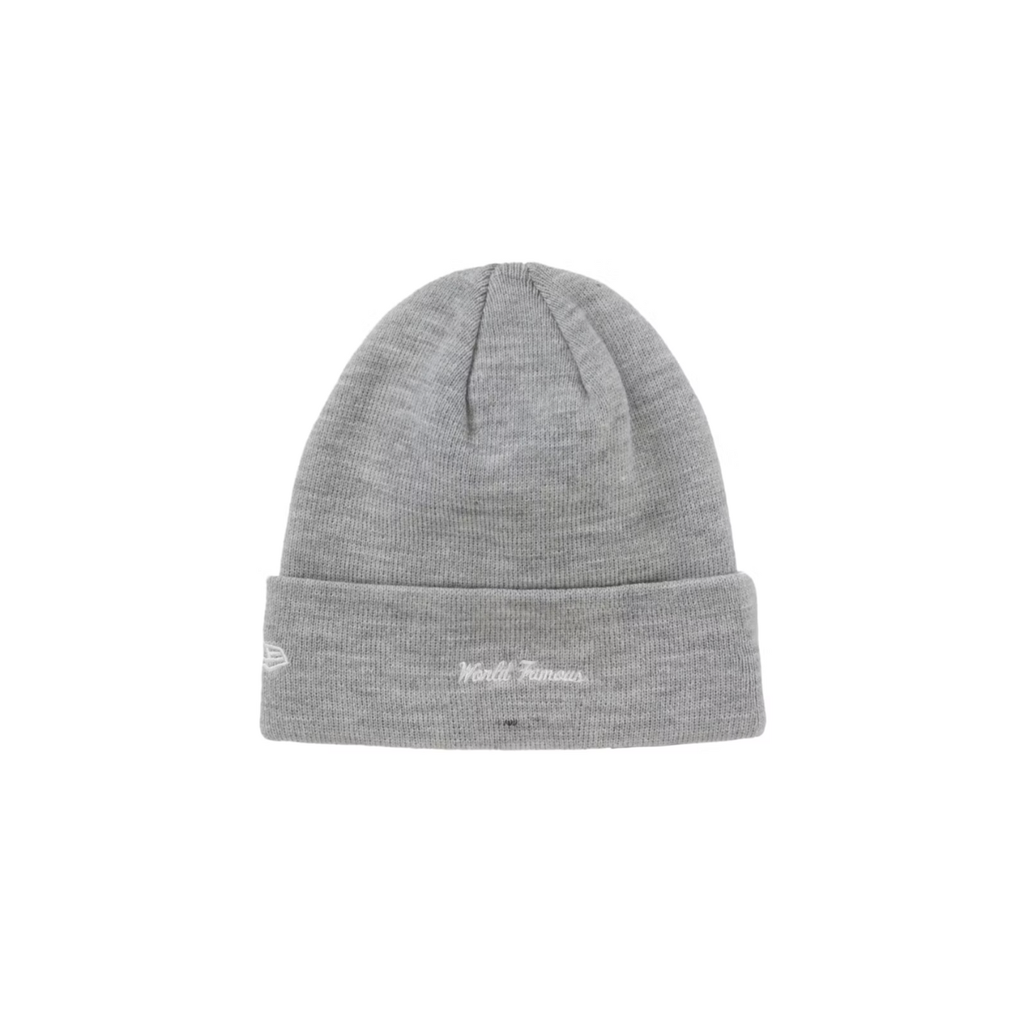 Supreme New Era Box Logo Beanie (FW22) Heather Grey
