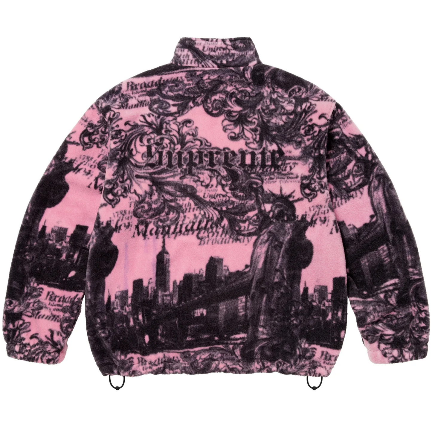 Supreme New York Fleece Jacket (FW25) Pink