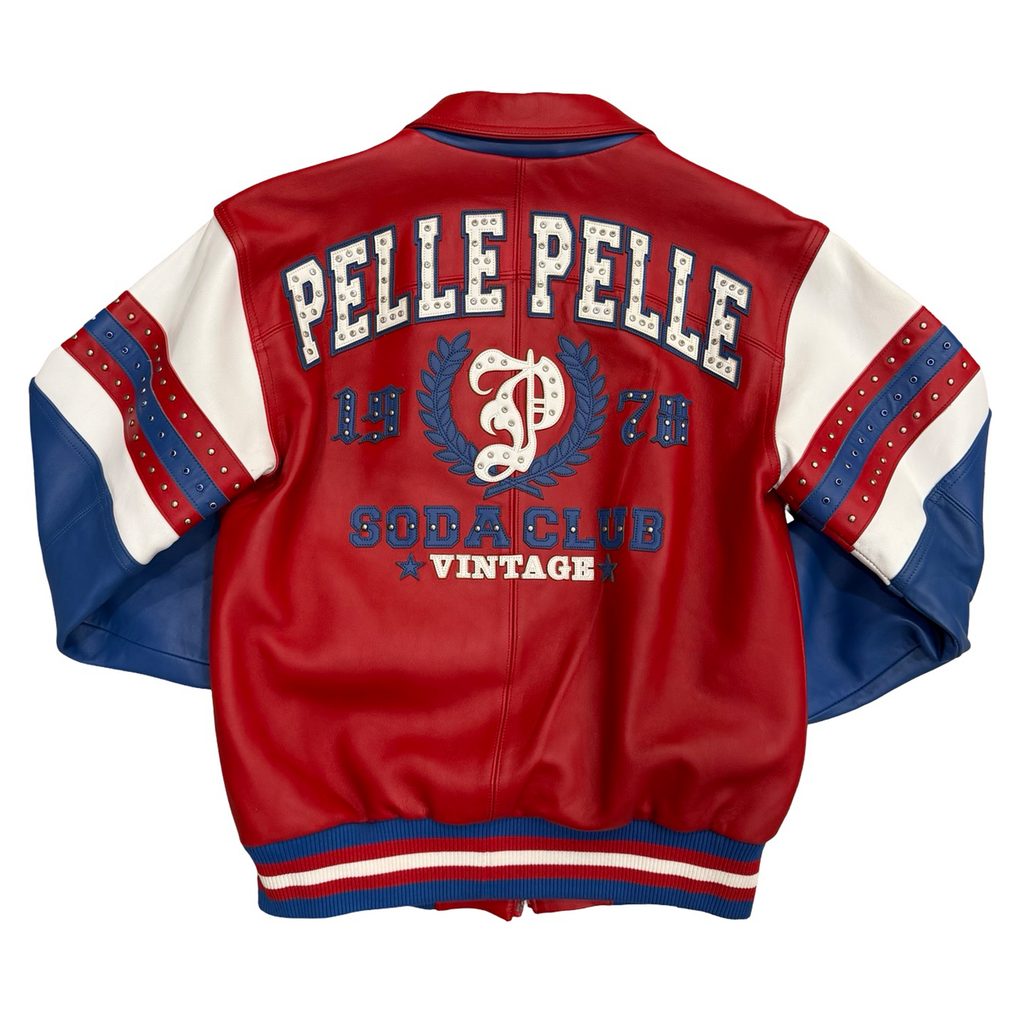 Pelle Pelle Arches Jacket Soda Club Red Blue [USED] - XL (Used)