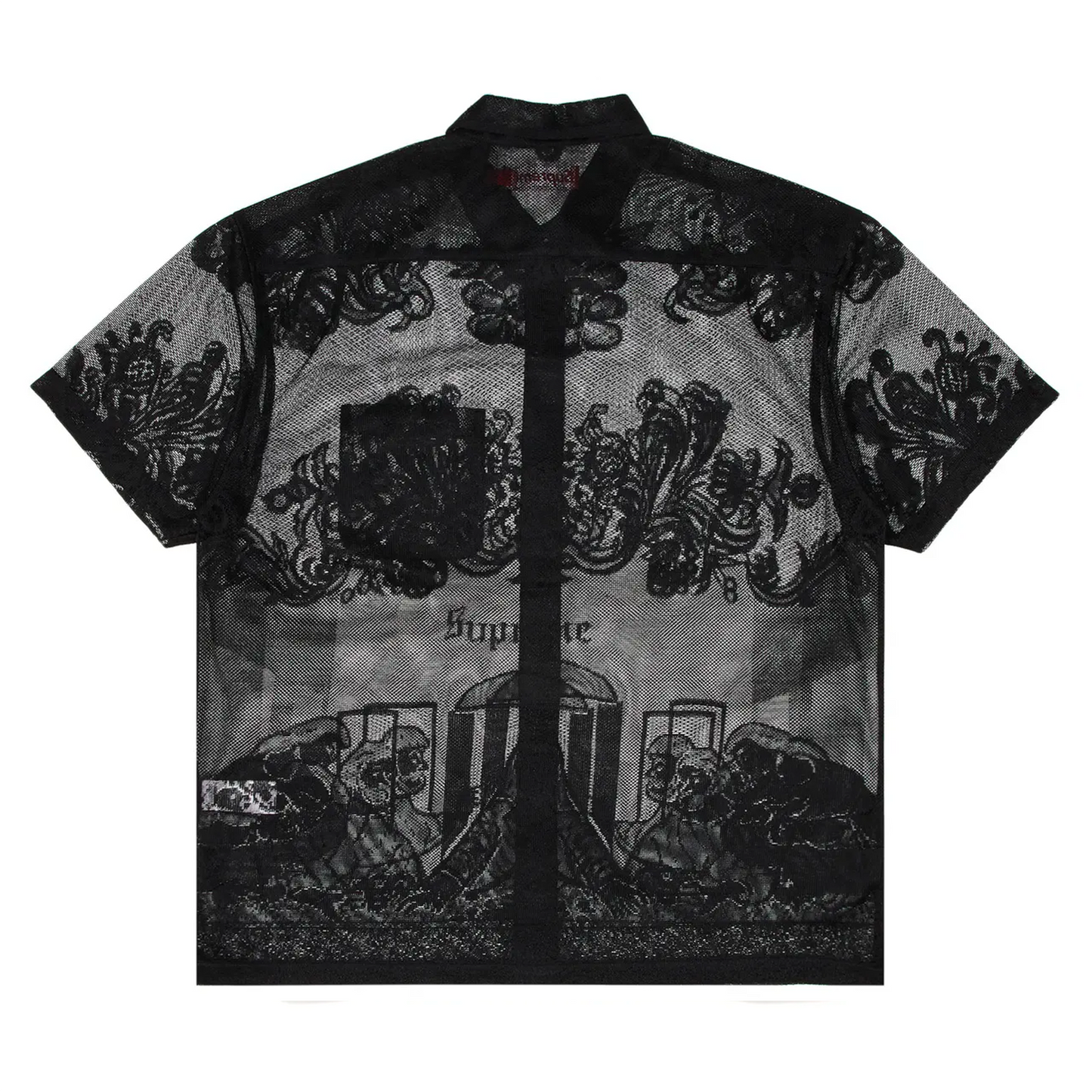 Supreme Last Supper Lace S/S Shirt Black