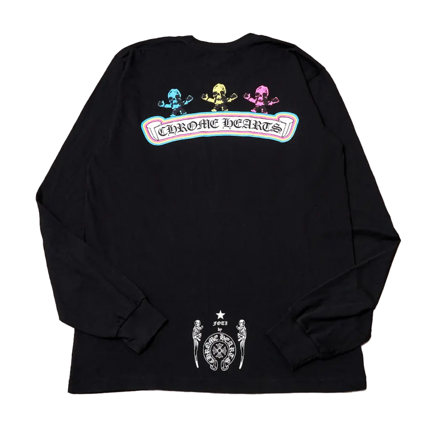 Chrome Hearts Foti Rainbow Long Sleeve Tee [USED] - L (Used)