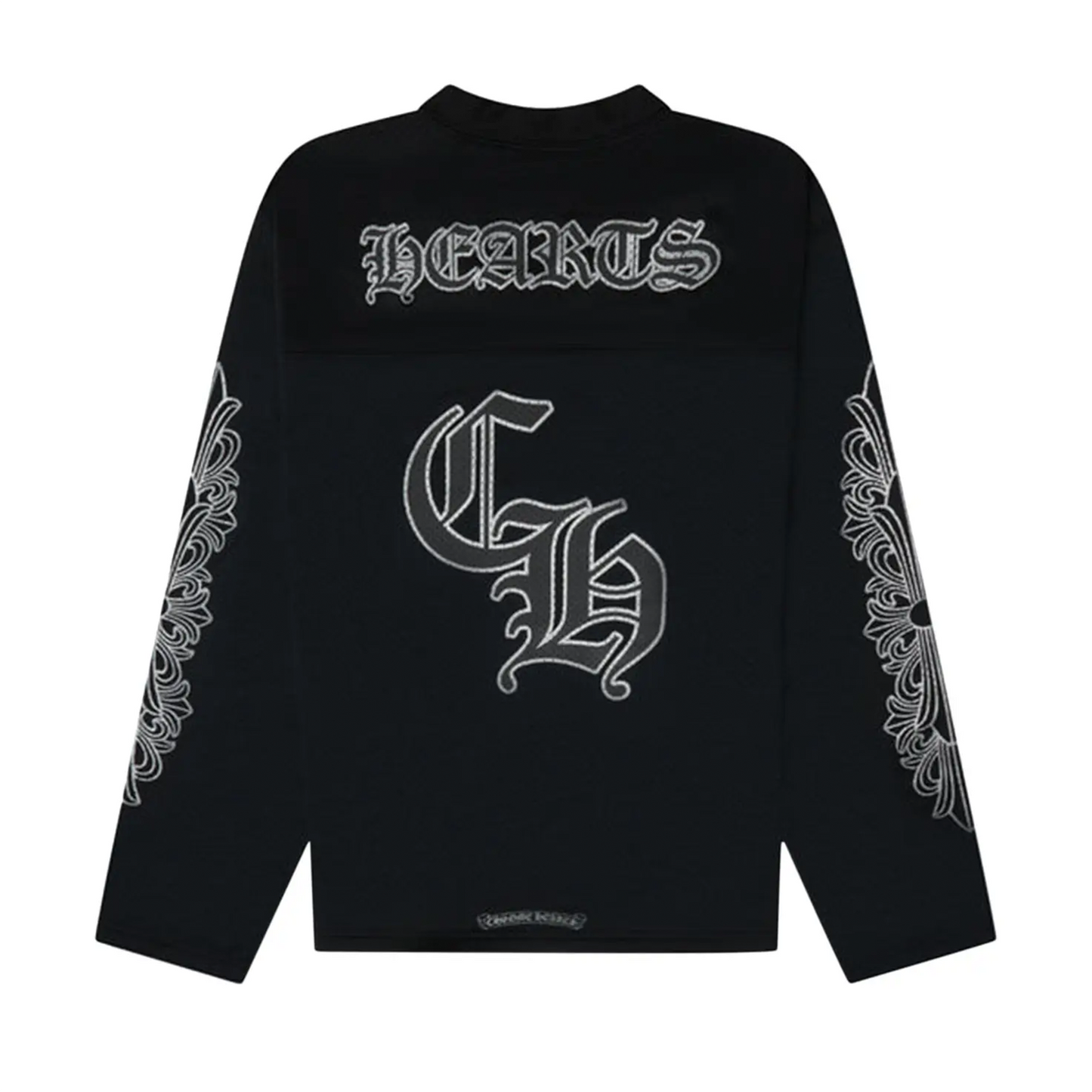 Chrome Hearts Stadium Mesh Long Sleeve Jersey 'Black/Gray' [USED] - L (Used)