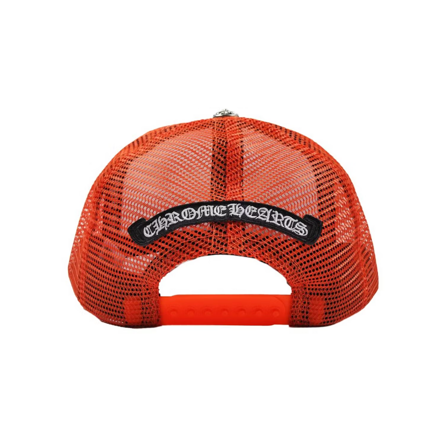 Chrome Hearts Matty Boy Sex Records It Is What It Is Trucker Hat Orange/White