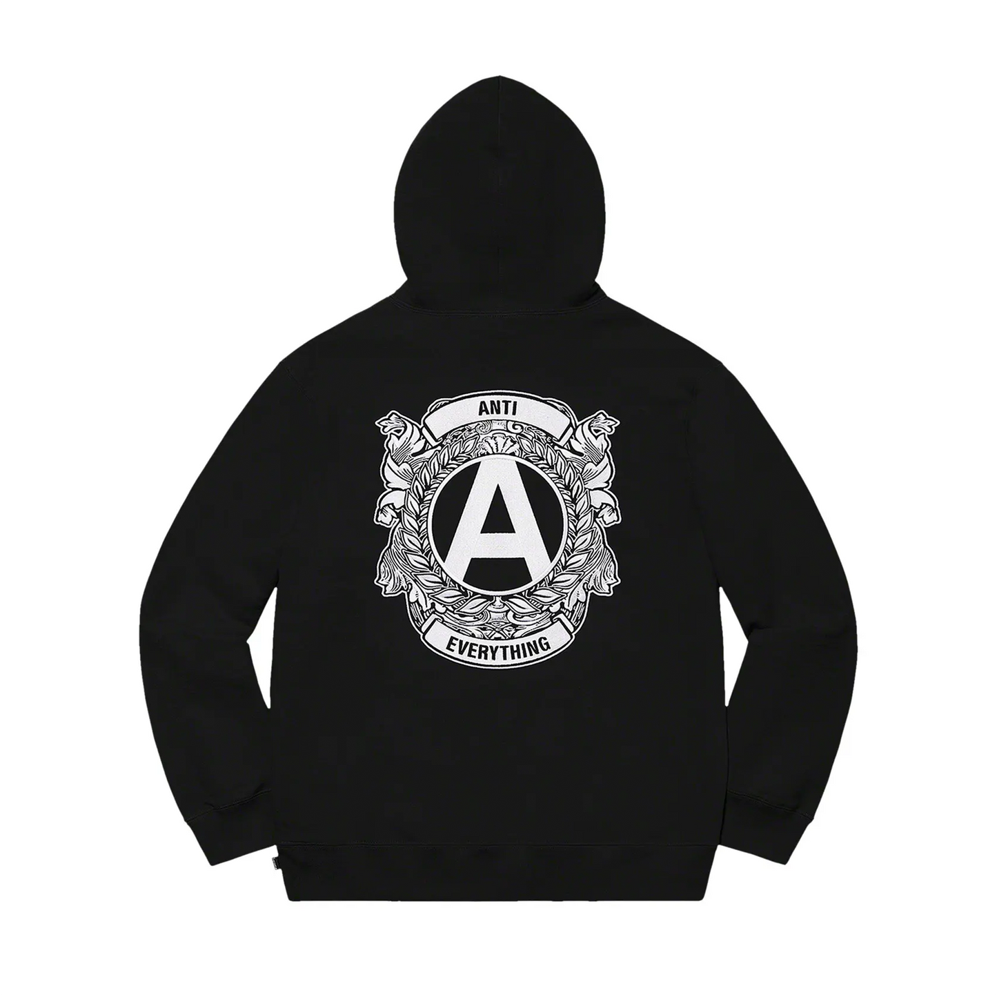 Supreme Anti Hooded Sweatshirt Black [USED] - L (Used)