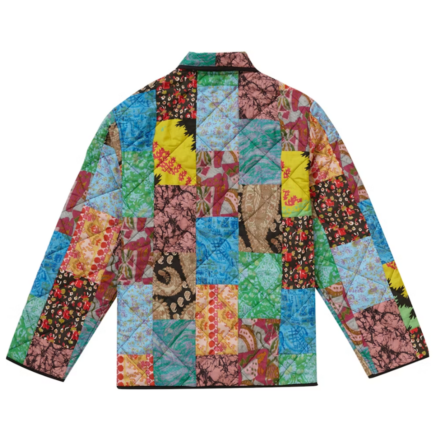Supreme Reversible Patchwork Quilted Jacket Multicolor [USED] - M (Used)