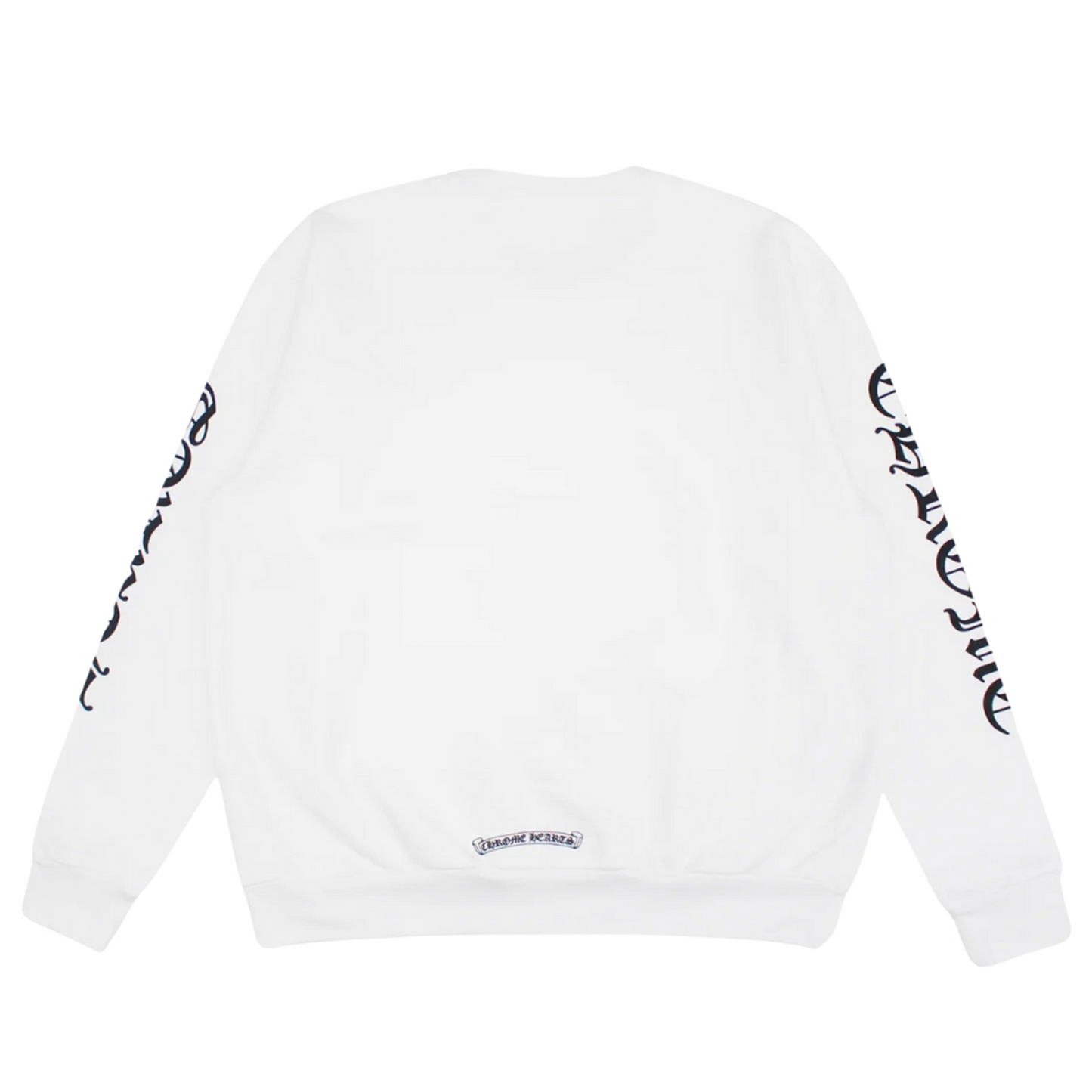 Chrome Hearts Neck Logo Sweatshirt White [USED] - S (Used)