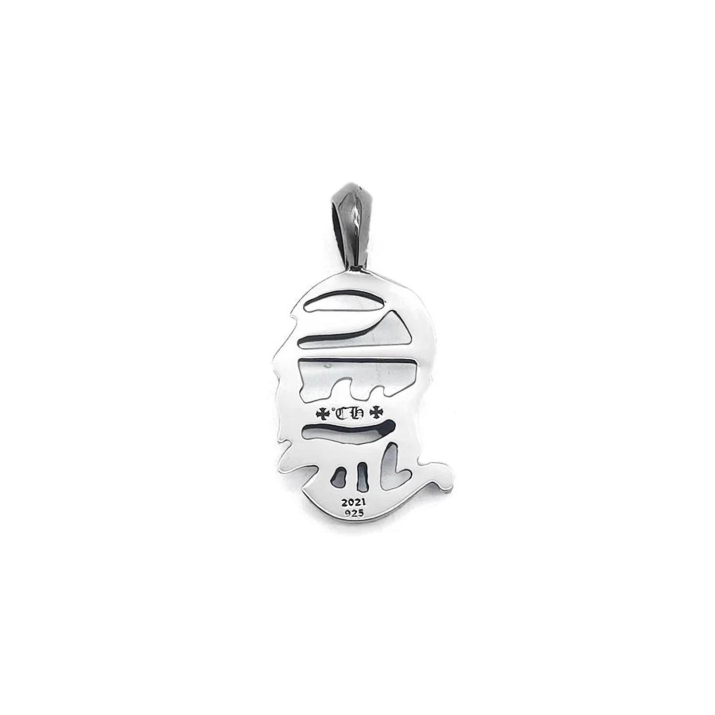 Chrome Hearts CH Vertical Logo Charm Pendant