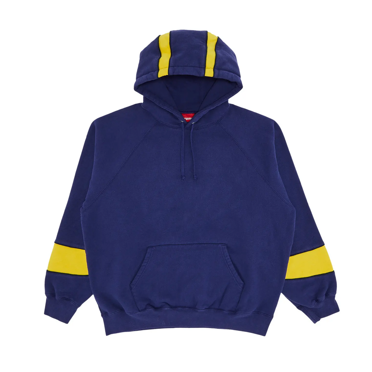 Supreme Paneled Hooded Sweatshirt (SS25) Washed Navy - M (Used)