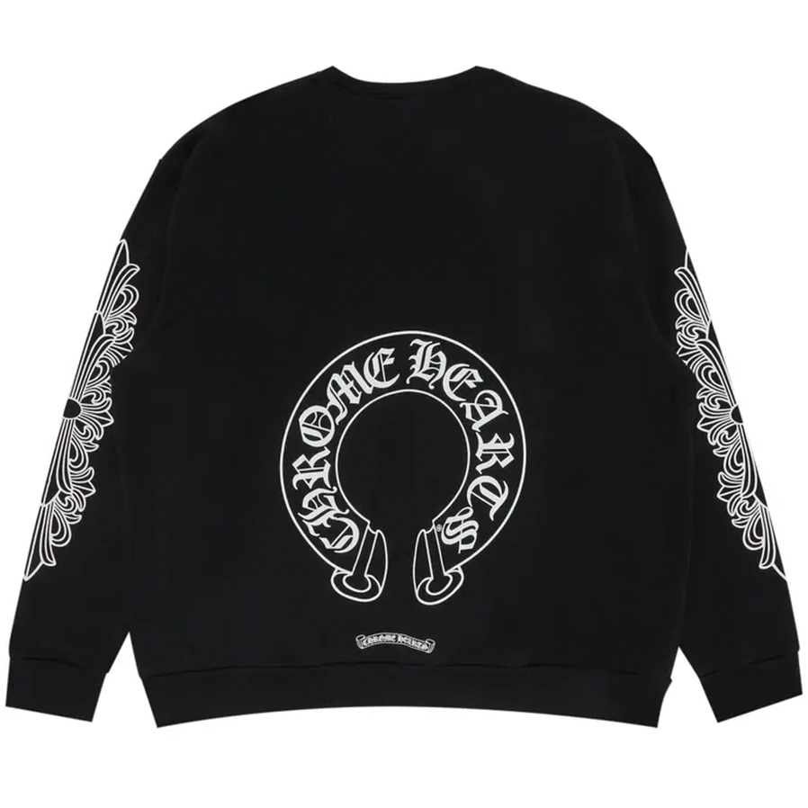 Chrome Hearts Horseshoe Crewneck Black