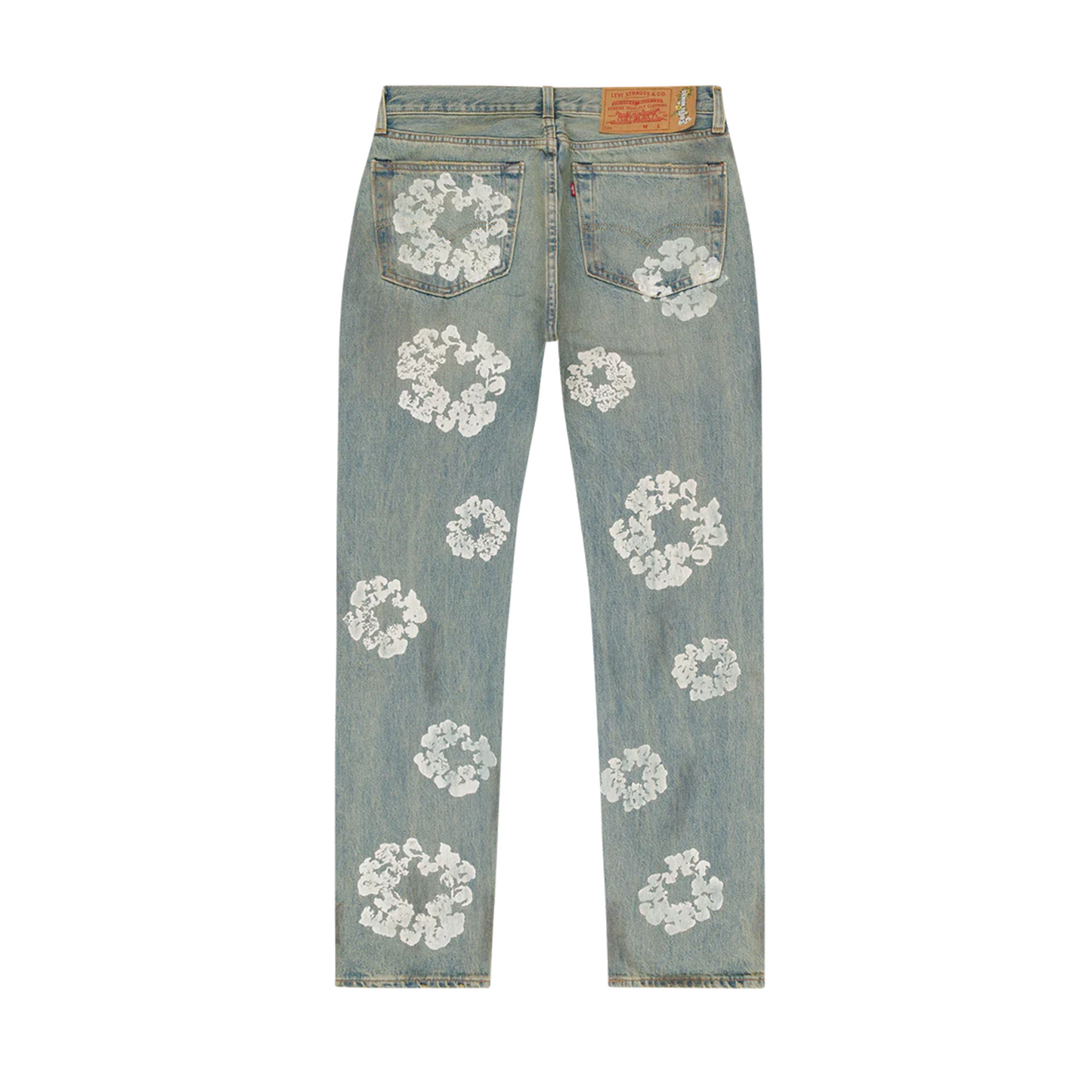 Denim Tears Dirty Wash Wreath 501 Light Wash