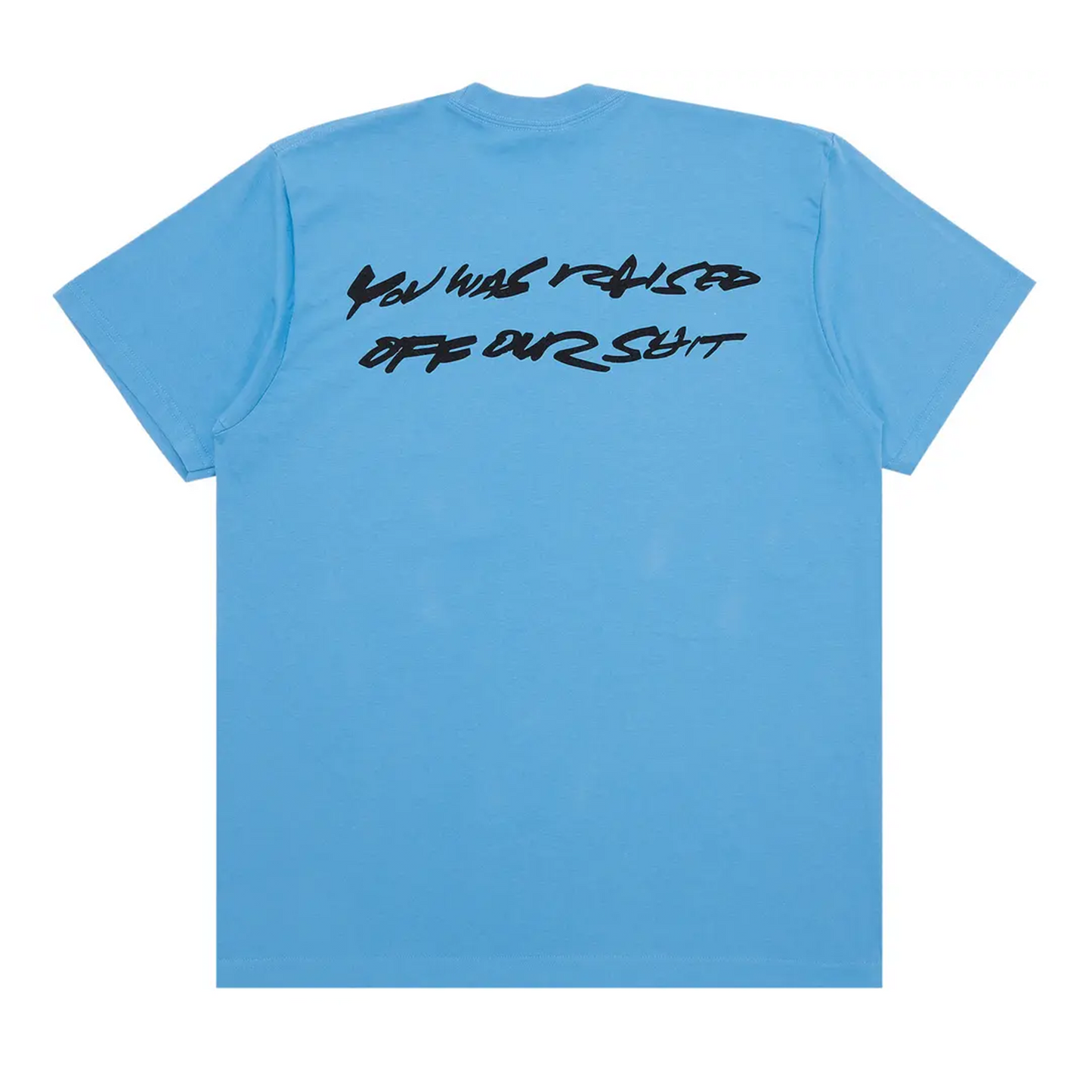 Supreme Futura Box Logo Tee Bright Blue