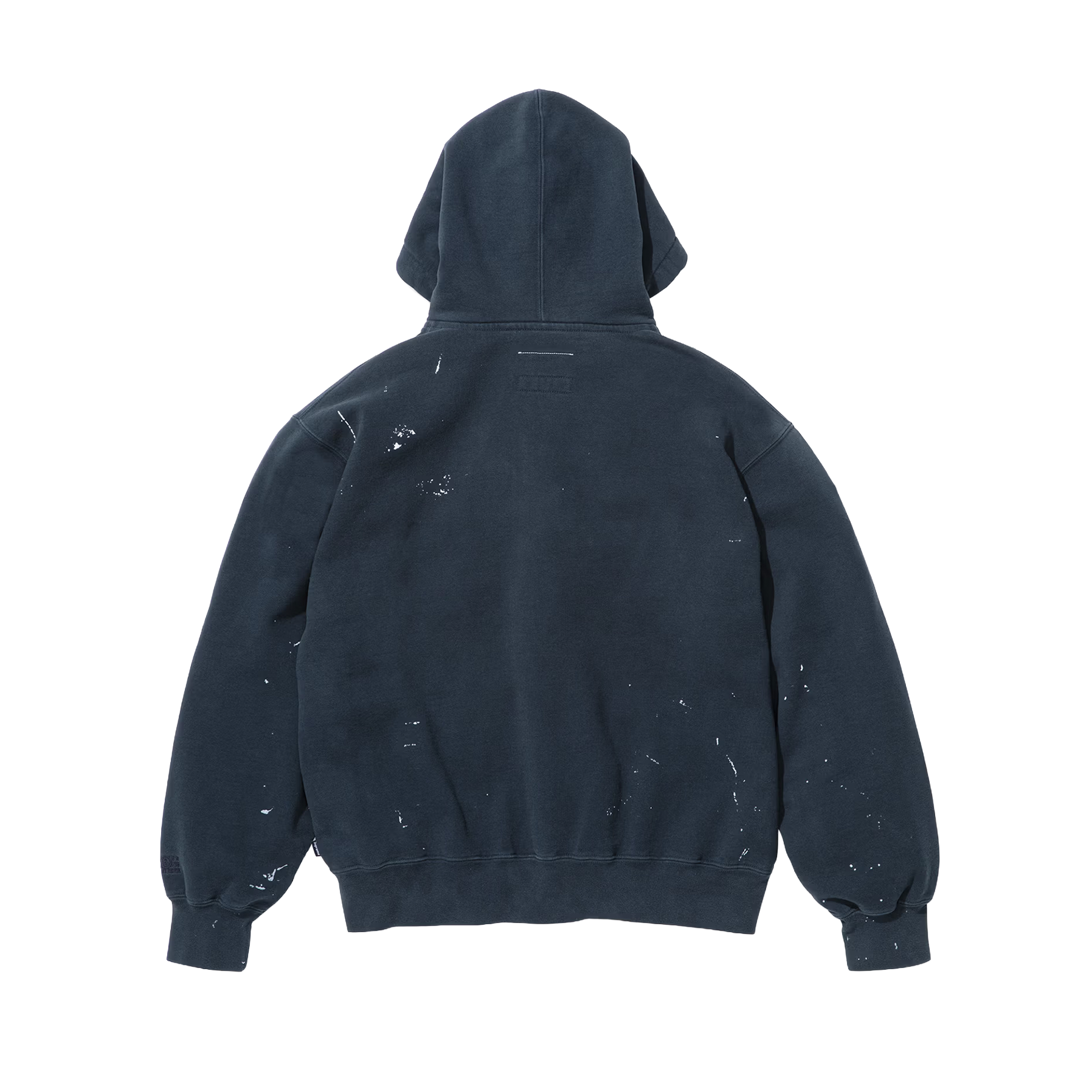 Supreme MM6 Maison Margiela Box Logo Zip Up Hooded Sweatshirt Navy Supreme MM6 Maison Margiela Box Logo Zip Up Hooded Sweatshirt Navy