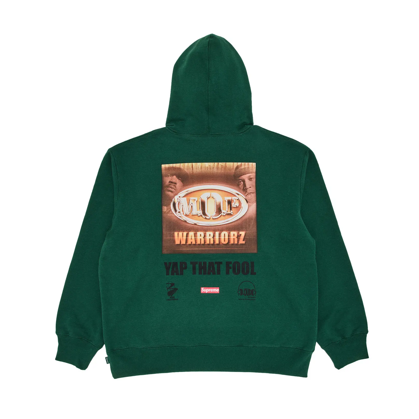 Supreme M.O.P. Hooded Sweatshirt Dark Green [USED] - XXL (Used)