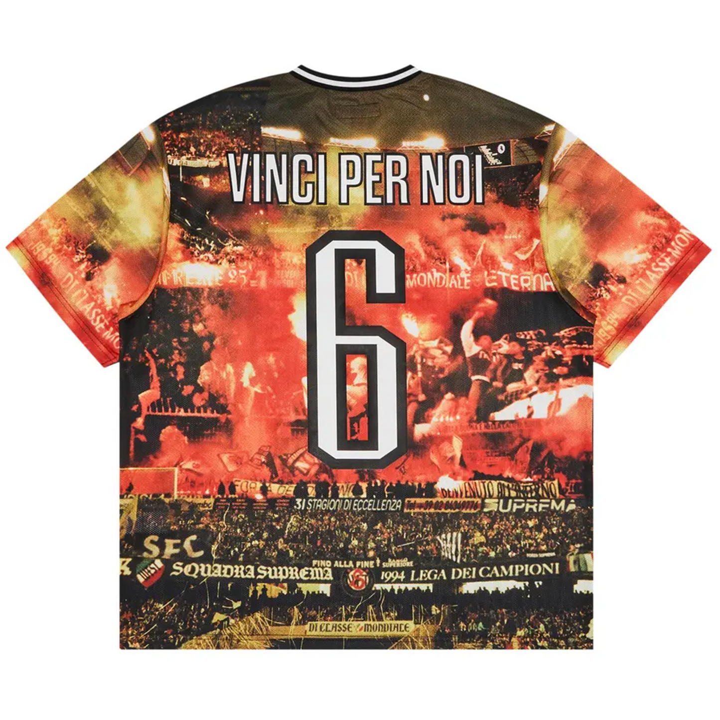 Supreme Vinci Per Noi Soccer Jersey Multicolor