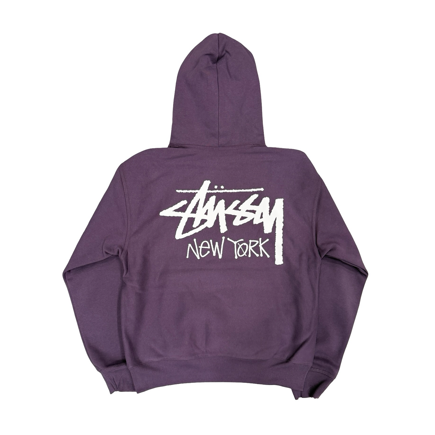 Stussy Stock New York Zip Hoodie Grape
