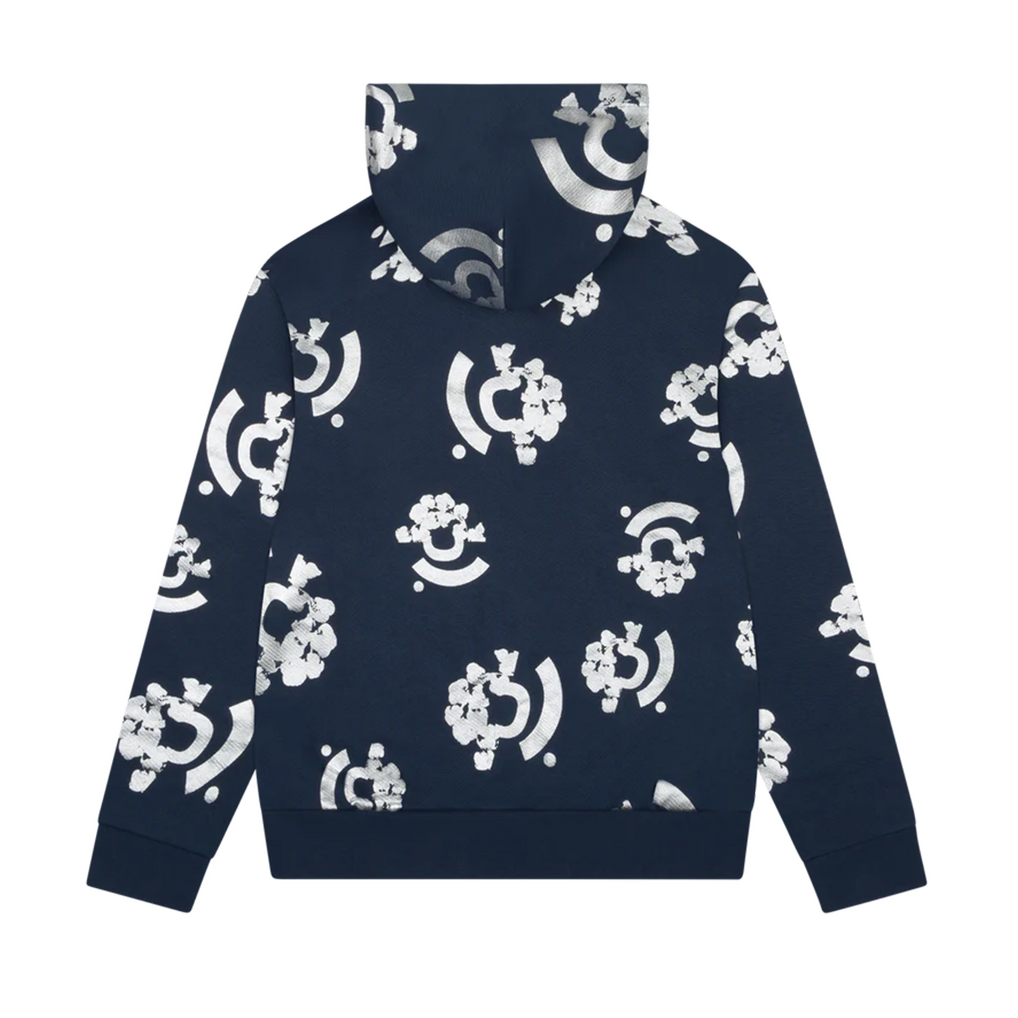 Denim Tears Bstroy Tears Zip Hoodie Blue