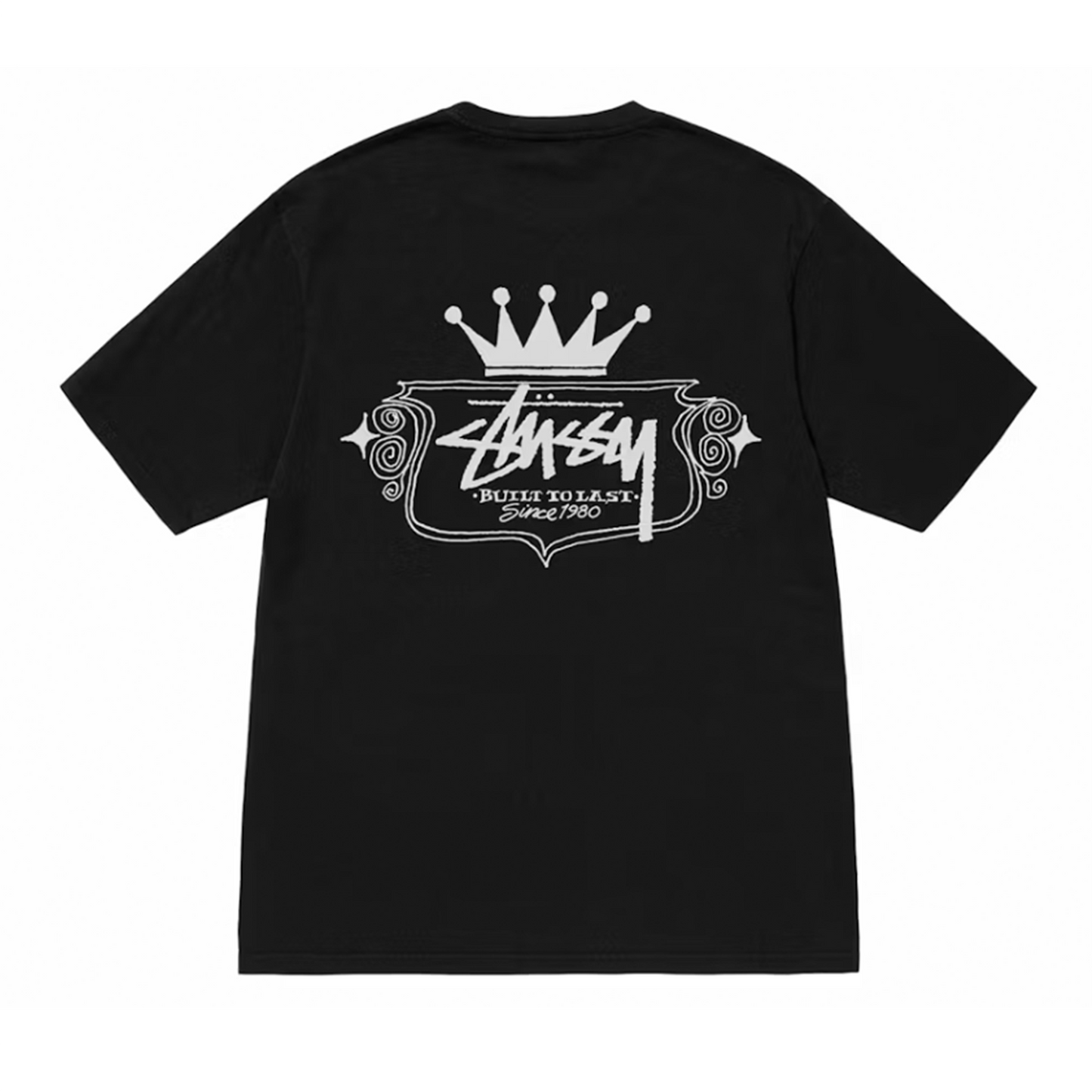 Stussy Built To Last Pigment Dyed Tee Black [USED] - L (Used)