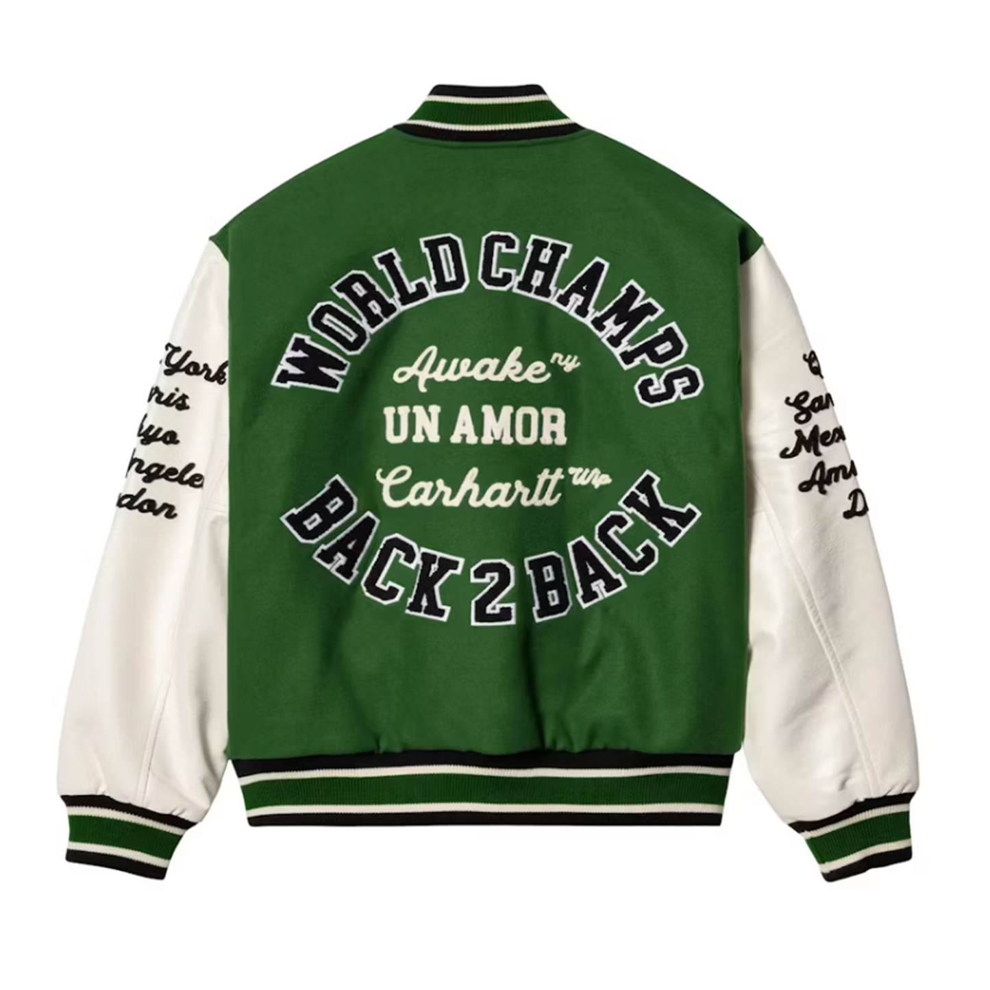 Awake NY X Carhartt WIP Teddy JacketGreen/Cream [USED] - XL (Used)