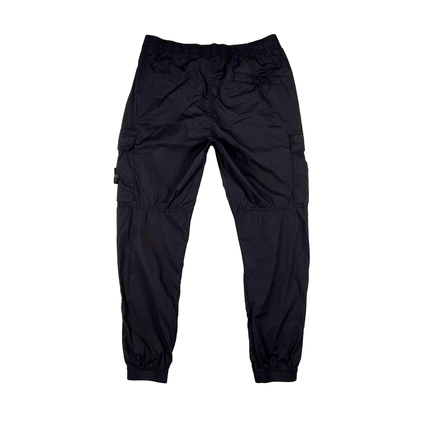 Stone Island Logo Patch Cargo Trousers Type RE-T Black [USED] - 38 (Used)