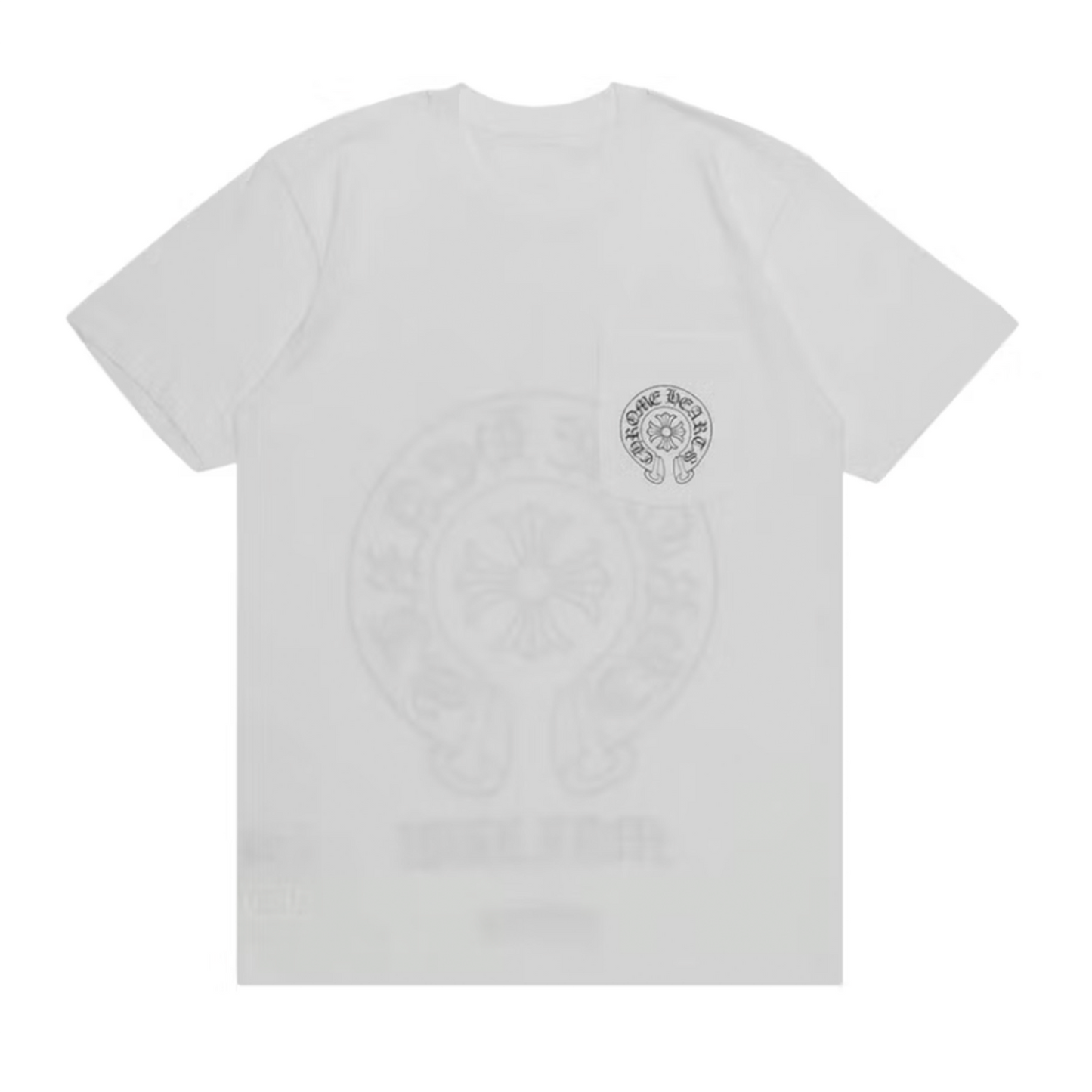 Chrome Hearts Miami Exclusive Horseshoe Pocket Tee White