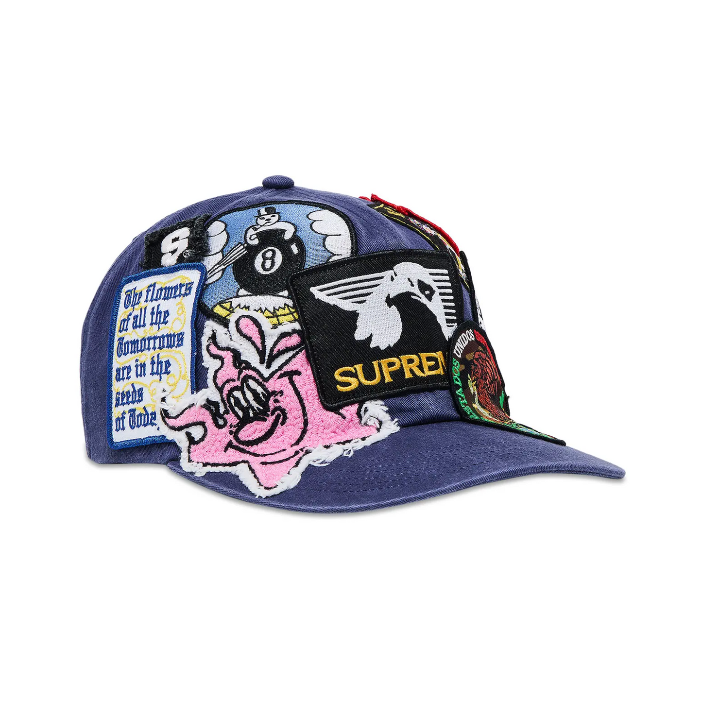 Supreme Patches 6 Panel Navy