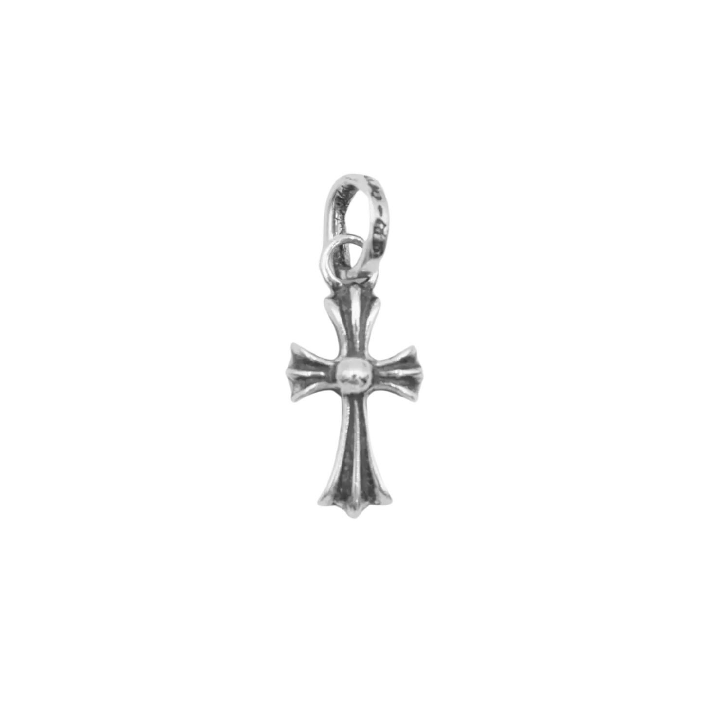 Chrome Hearts Diamond Baby Fat Pendant Silver