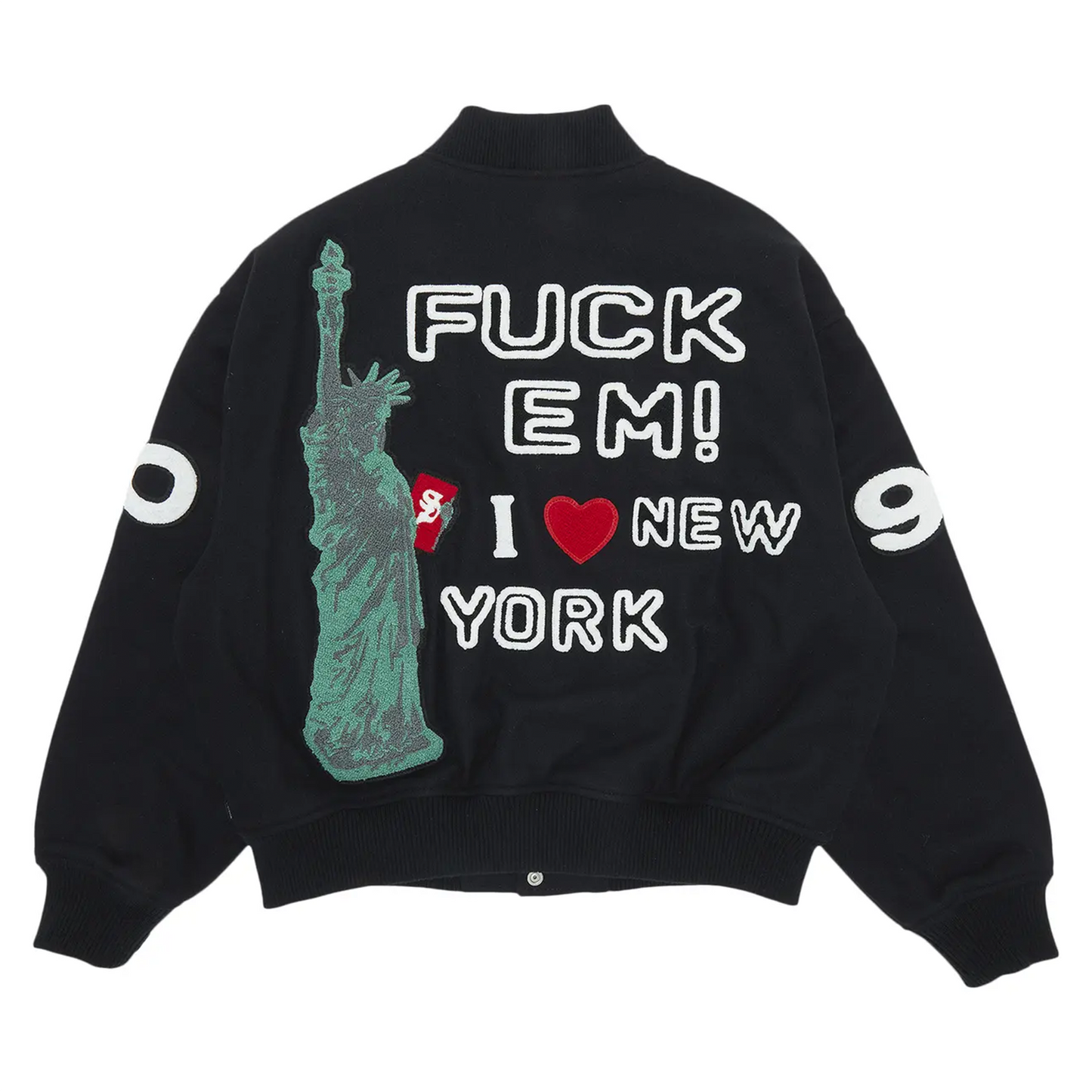 Supreme Tourist Varsity Jacket Black