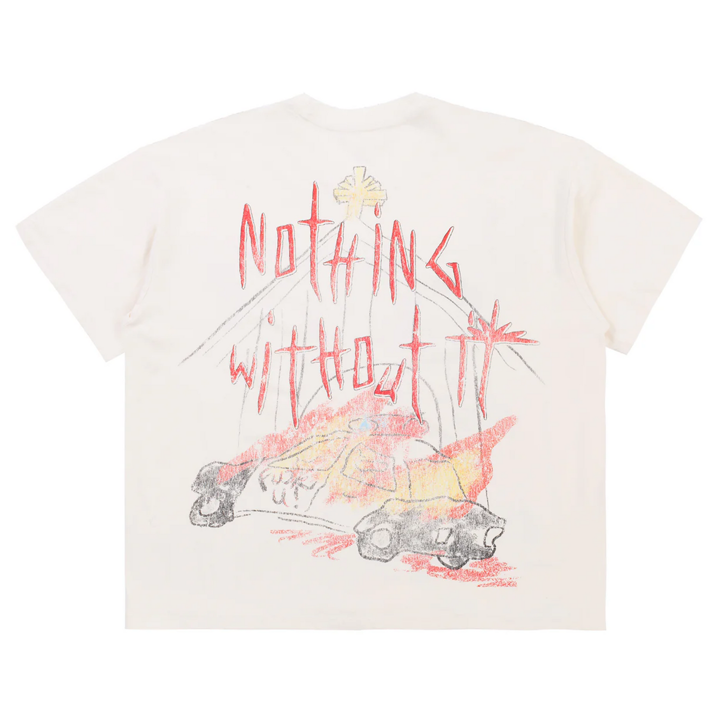 Vertabrae Riot Tee Vintage White