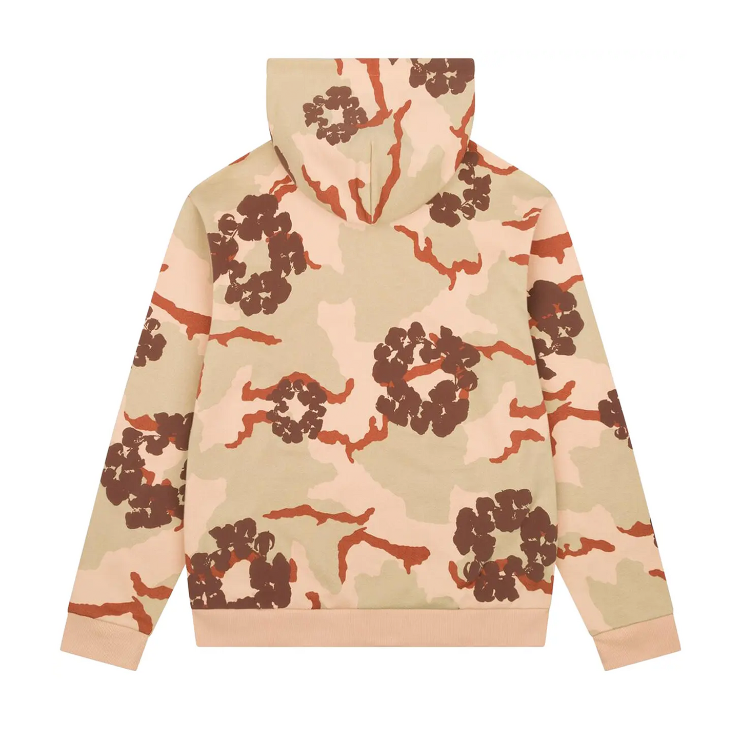 Denim Tears Wreath Zip Hoodie Tan Camo