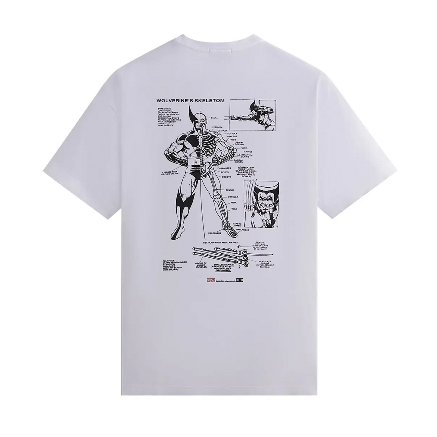 Kith For X-Men Anatomy Vintage Tee 'White'